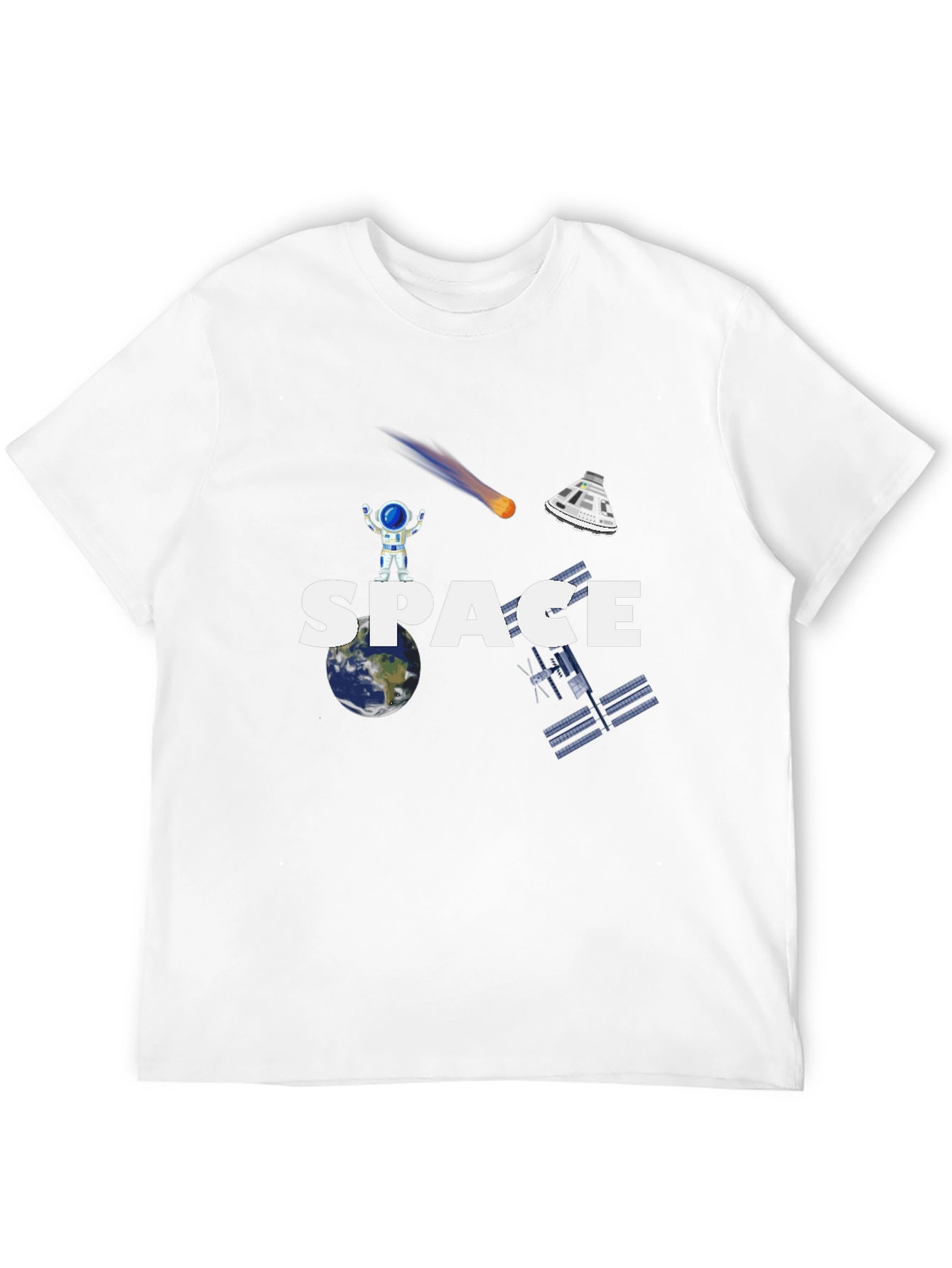 Space Exploration Graphic T-Shirt