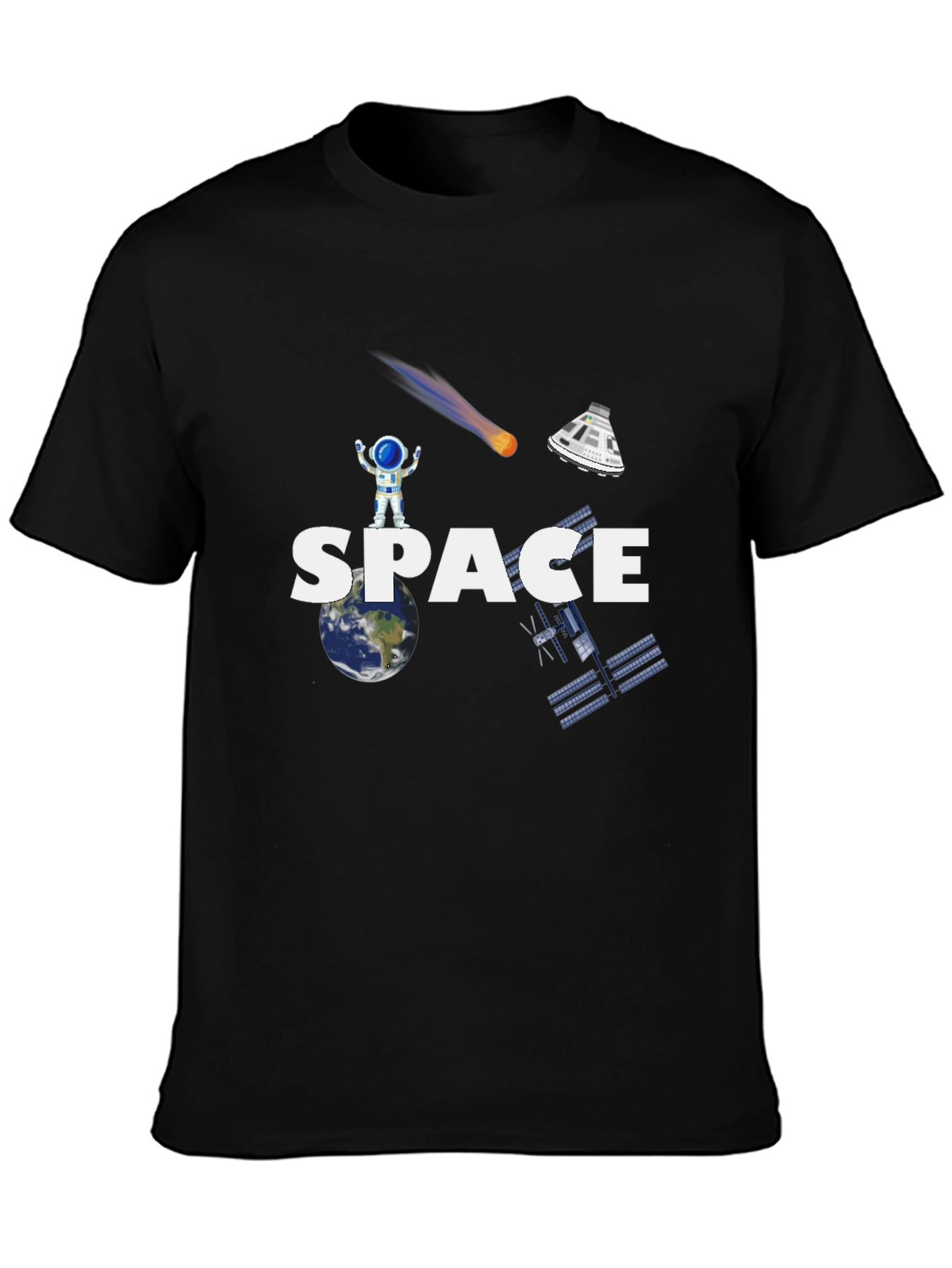 Space Exploration Graphic T-Shirt