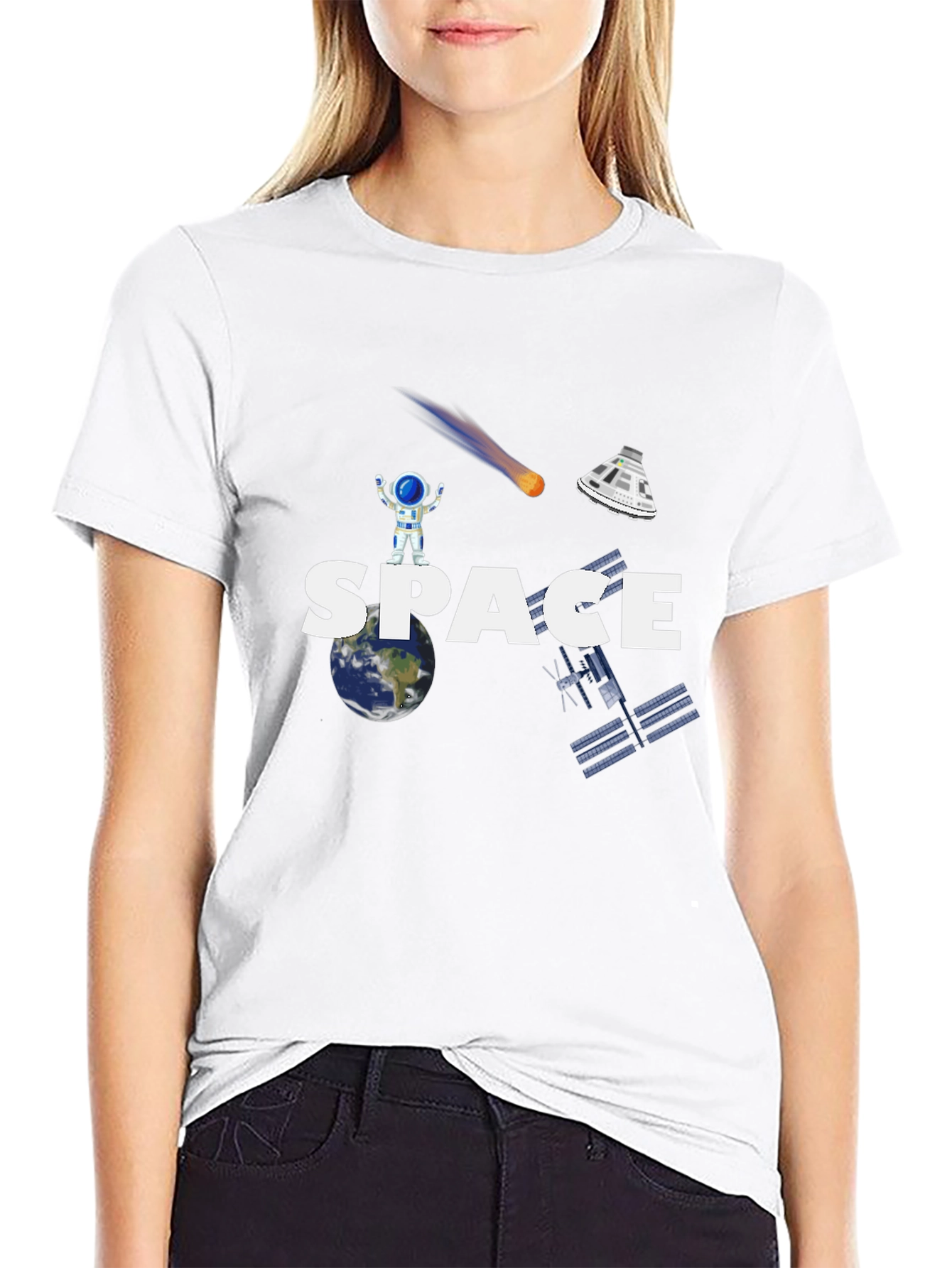 Space Exploration Graphic T-Shirt