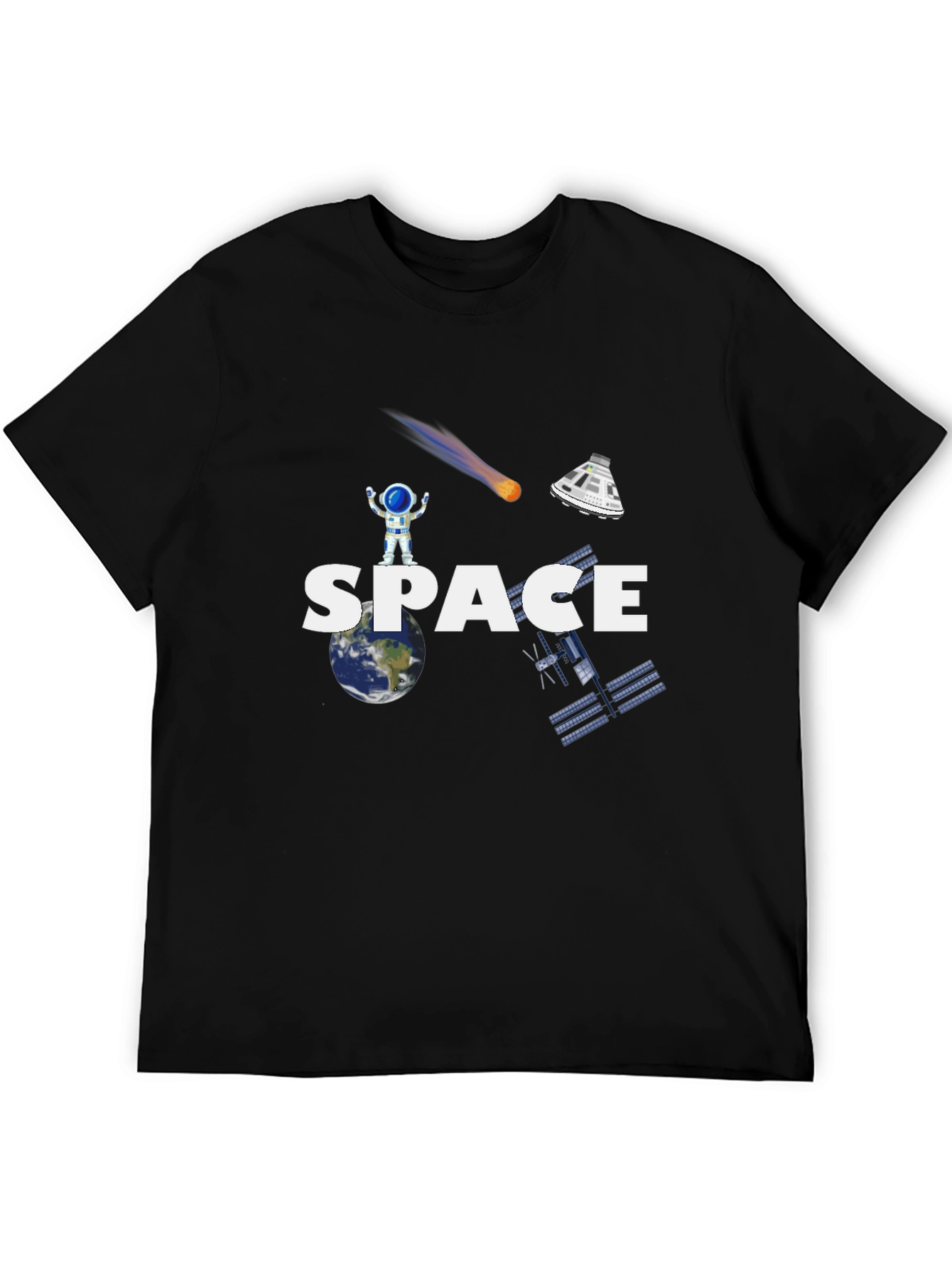 Space Exploration Graphic T-Shirt