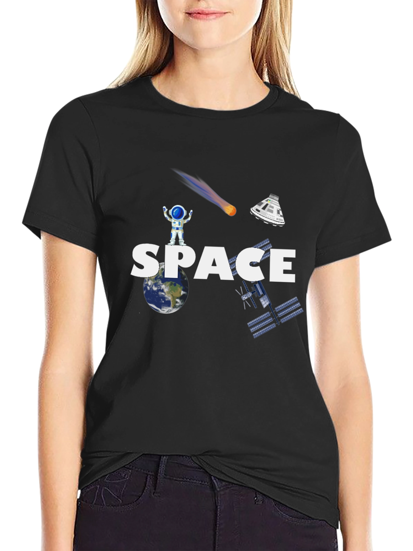 Space Exploration Graphic T-Shirt