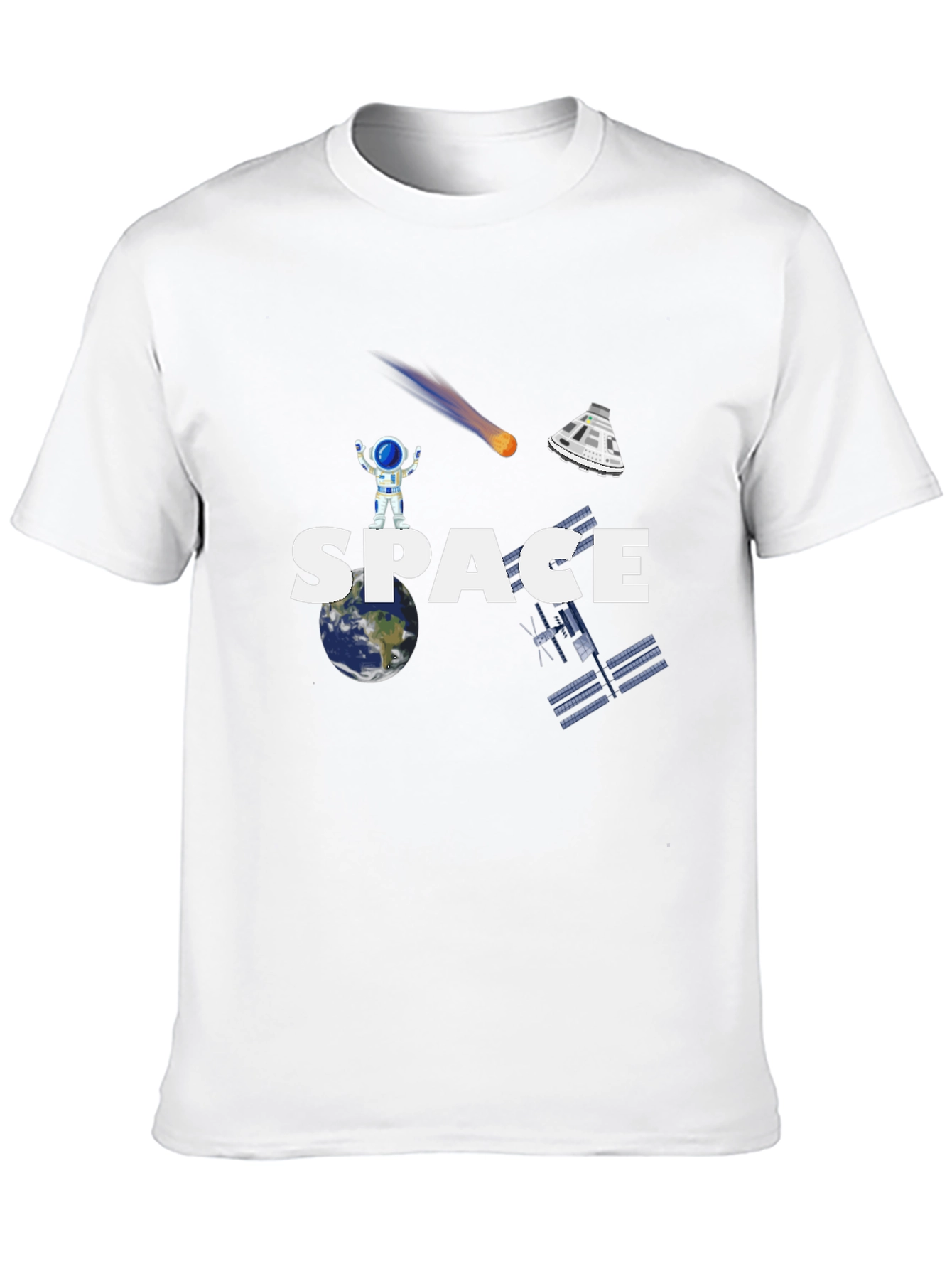 Space Exploration Graphic T-Shirt