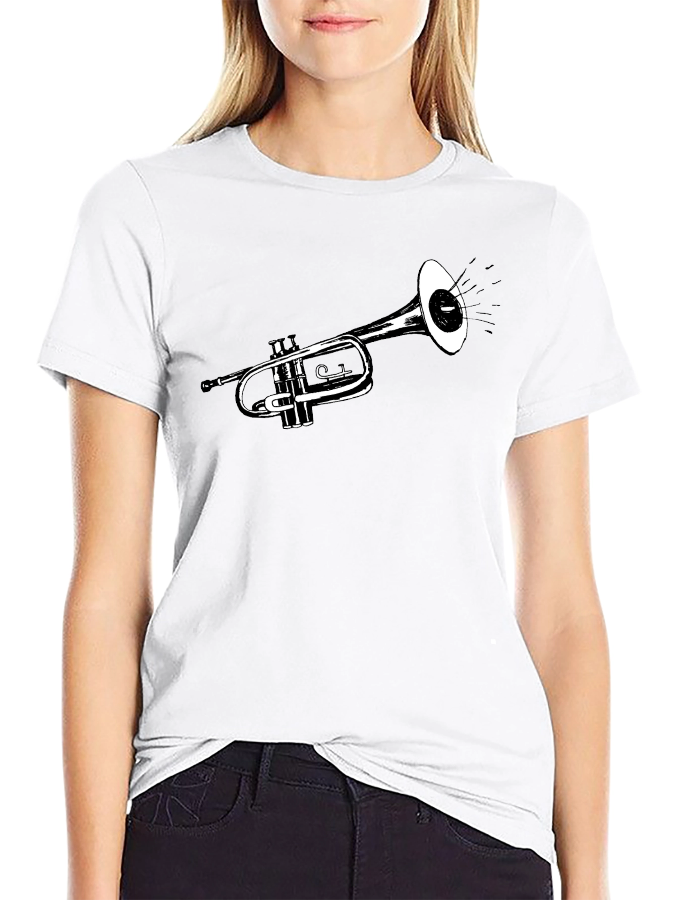 Trumpet Graphic Tee - Cool Musical Instrument T-Shirt
