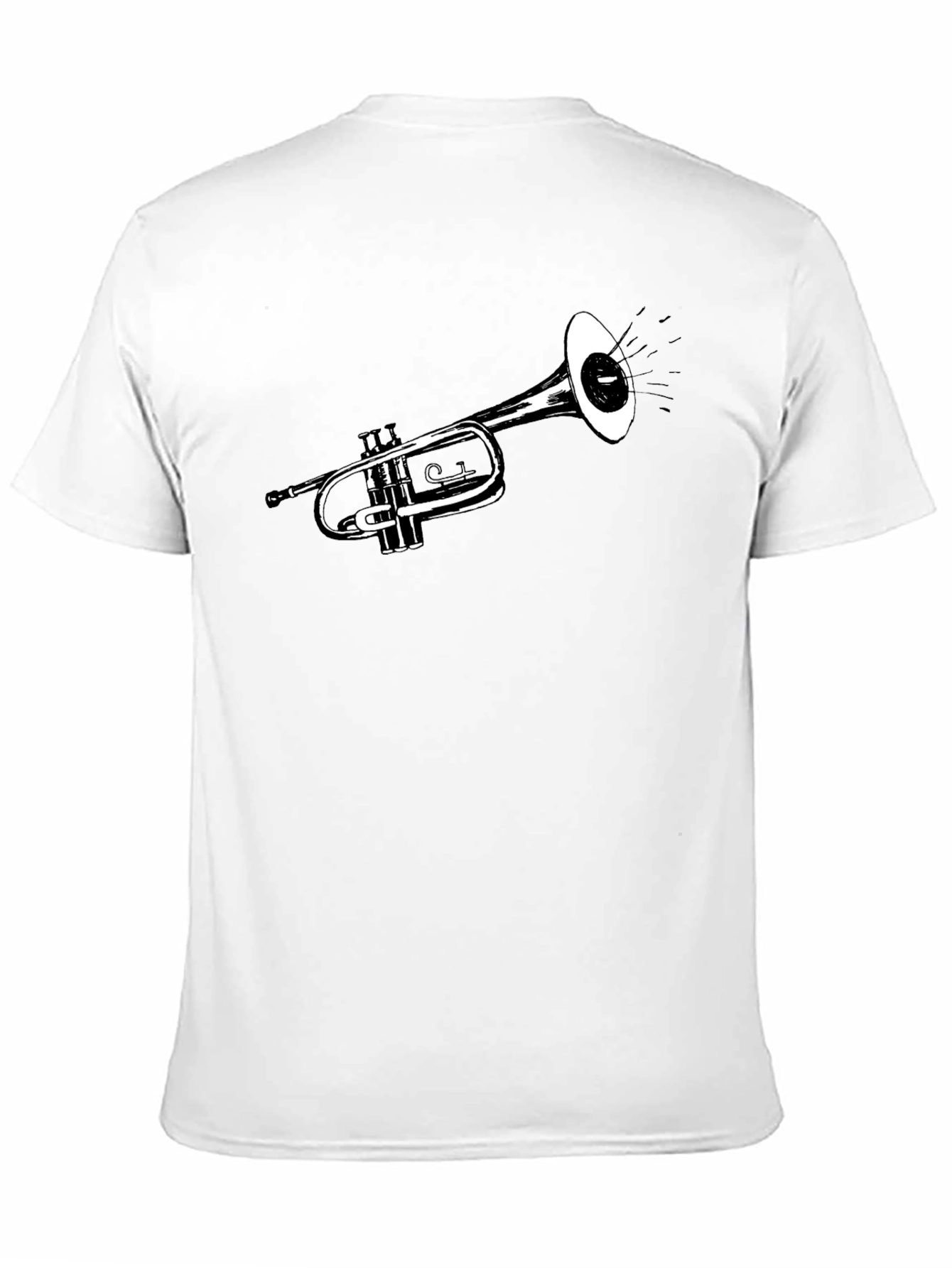 Trumpet Graphic Tee - Cool Musical Instrument T-Shirt