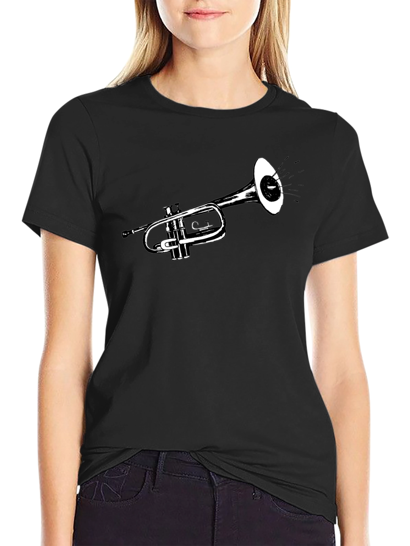 Trumpet Graphic Tee - Cool Musical Instrument T-Shirt