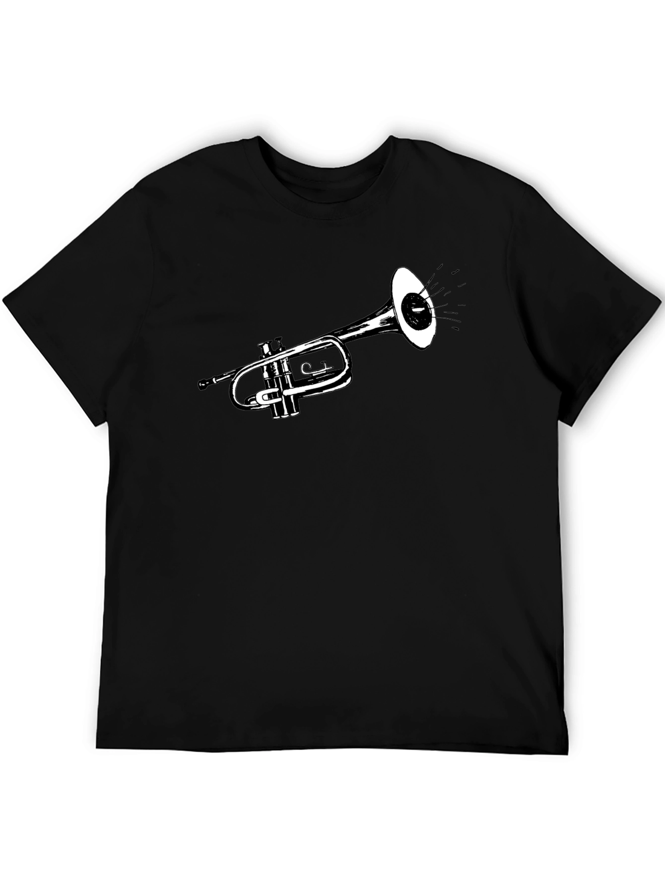 Trumpet Graphic Tee - Cool Musical Instrument T-Shirt
