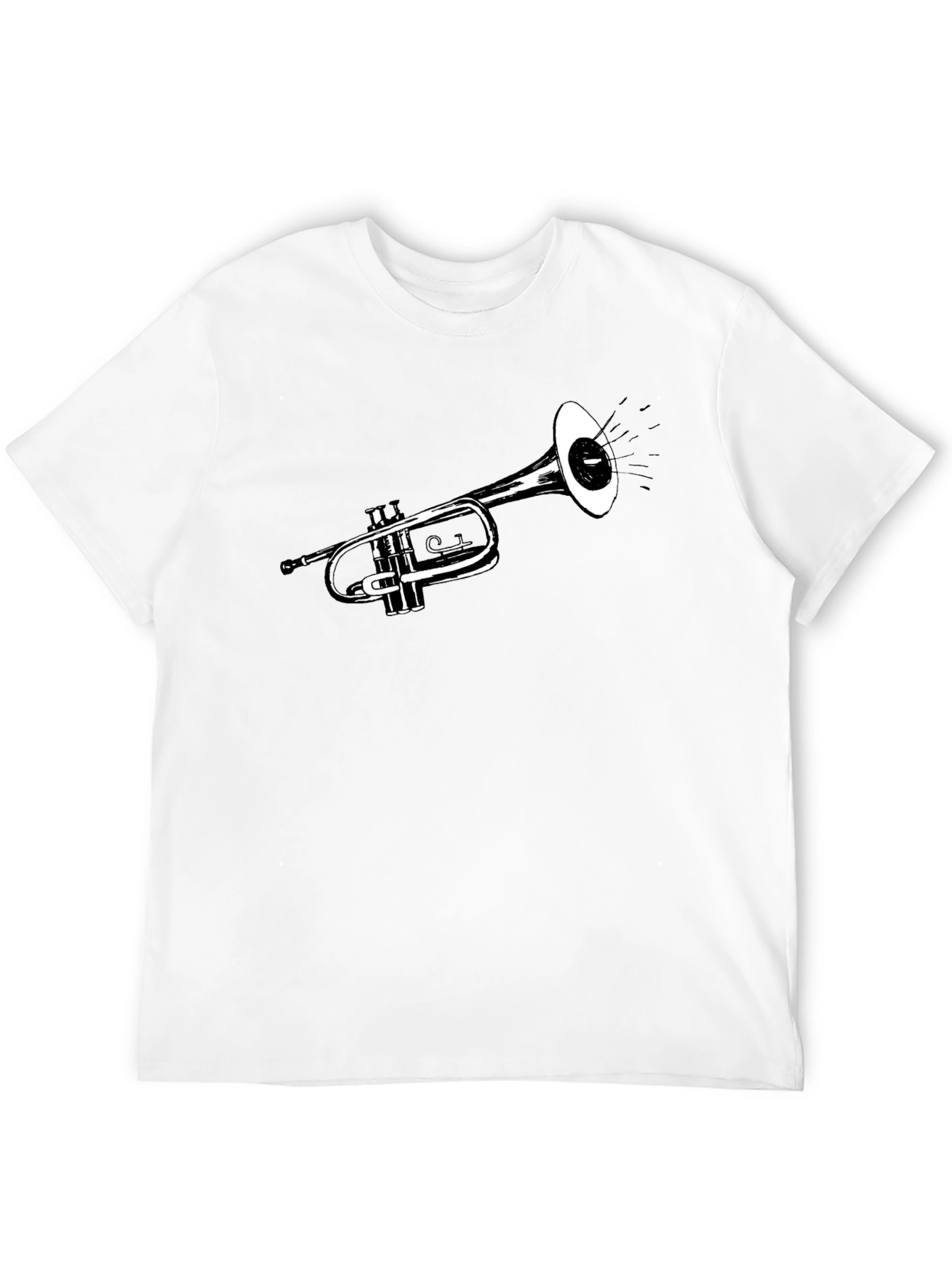 Trumpet Graphic Tee - Cool Musical Instrument T-Shirt
