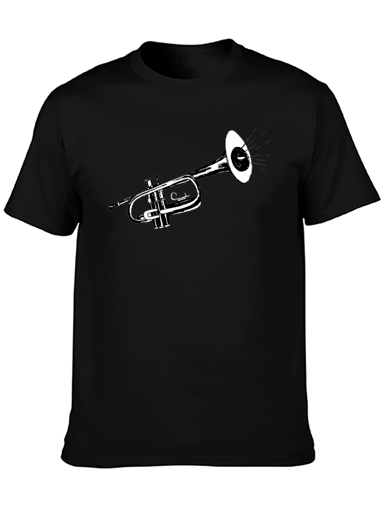 Trumpet Graphic Tee - Cool Musical Instrument T-Shirt