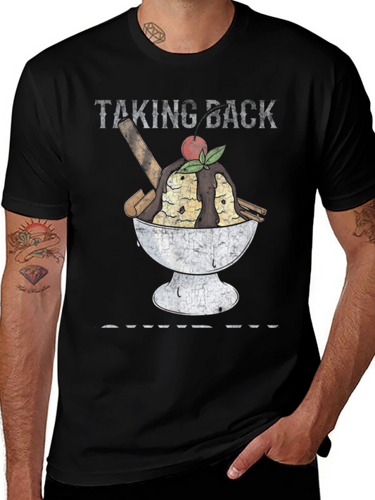 Taking Back Sundaes Mens Graphic T-Shirt