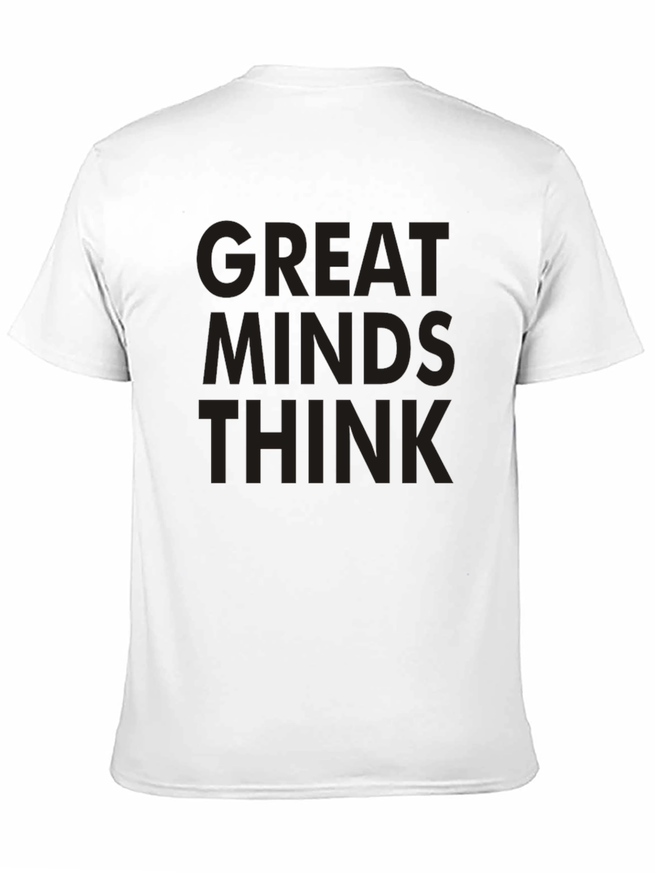 Great Minds Think Black Graphic Tee