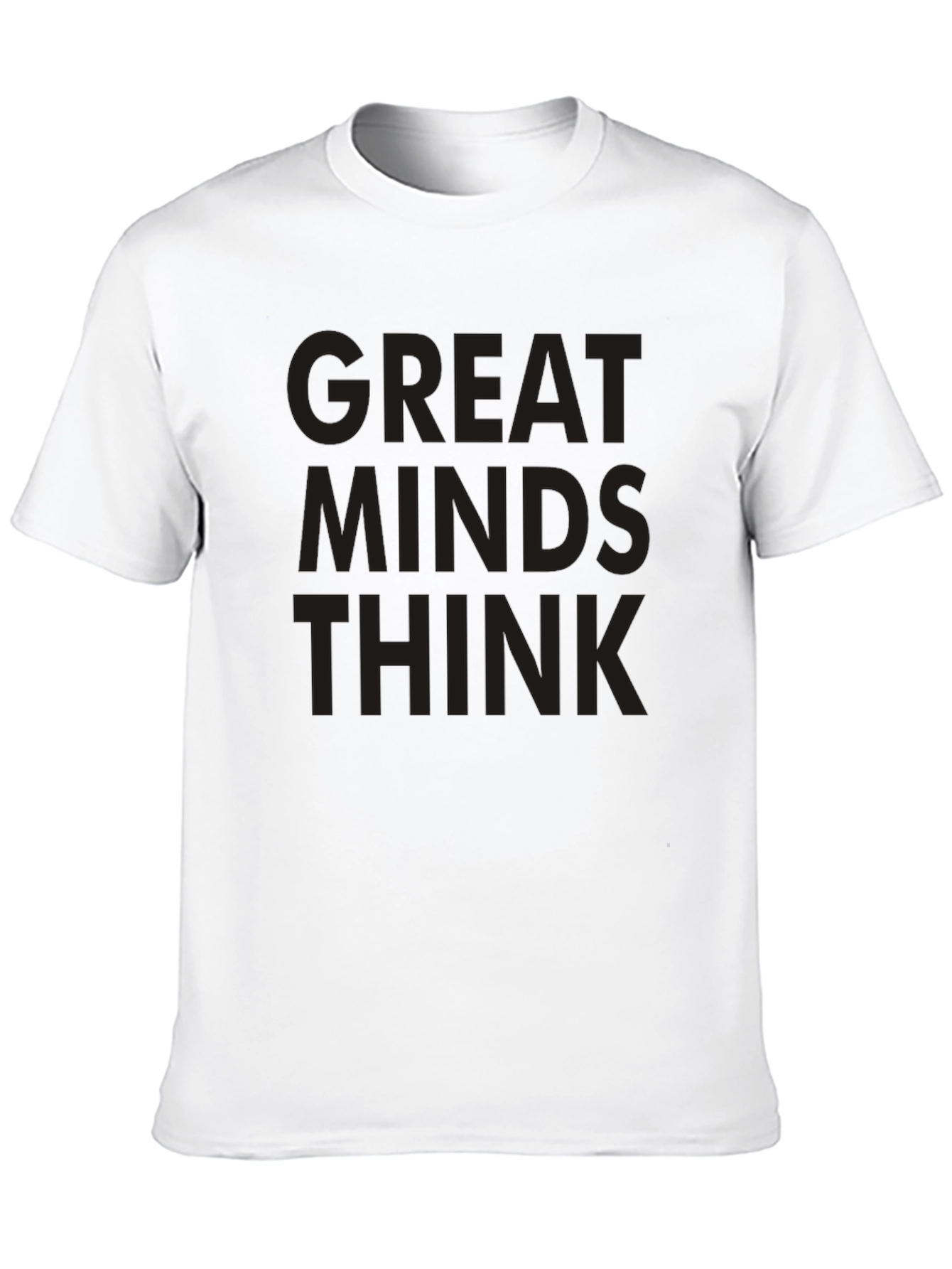 Great Minds Think Black Graphic Tee