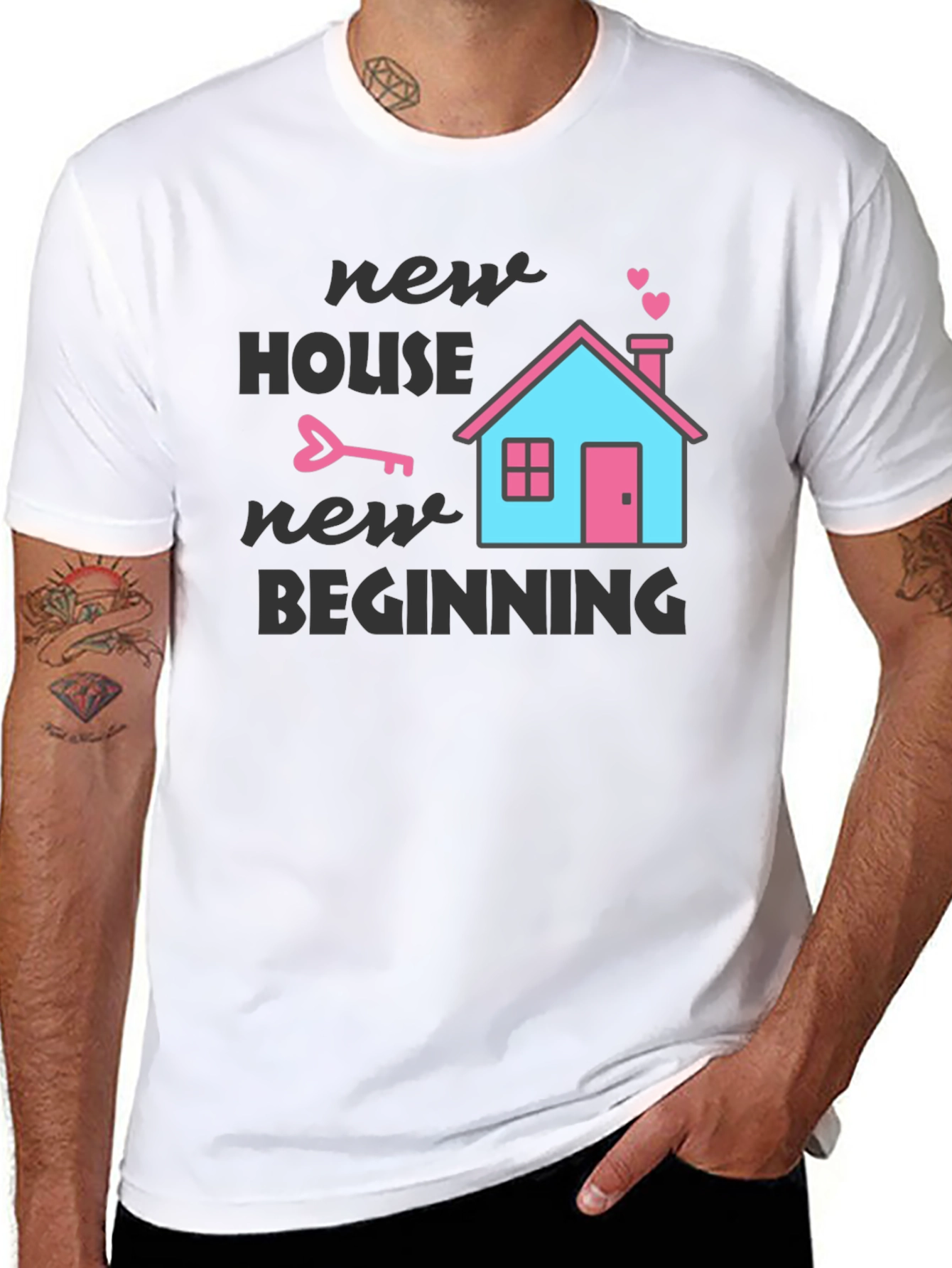 New House New Beginning Graphic Tee