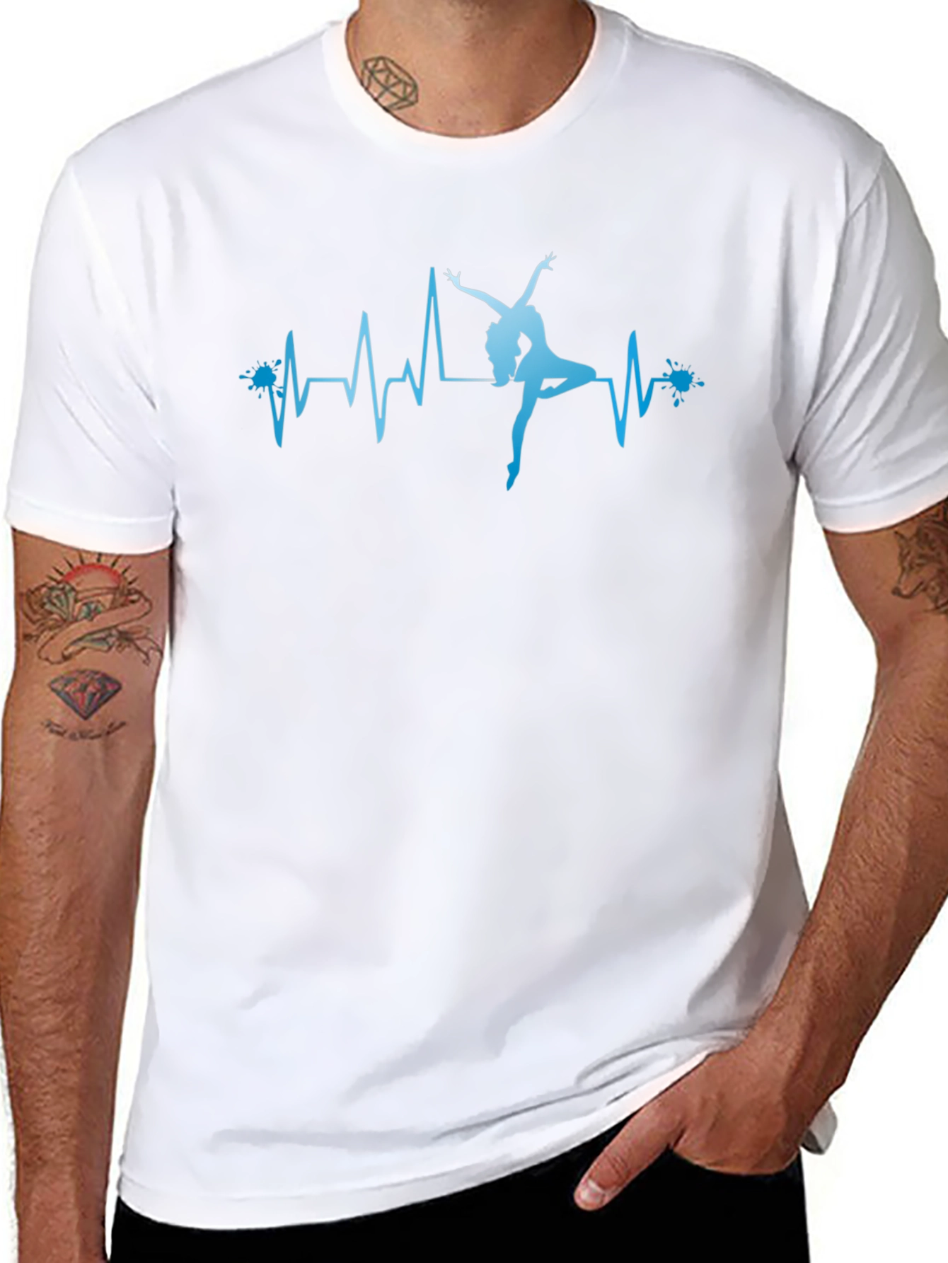 Dancing Heartbeat Graphic T-Shirt