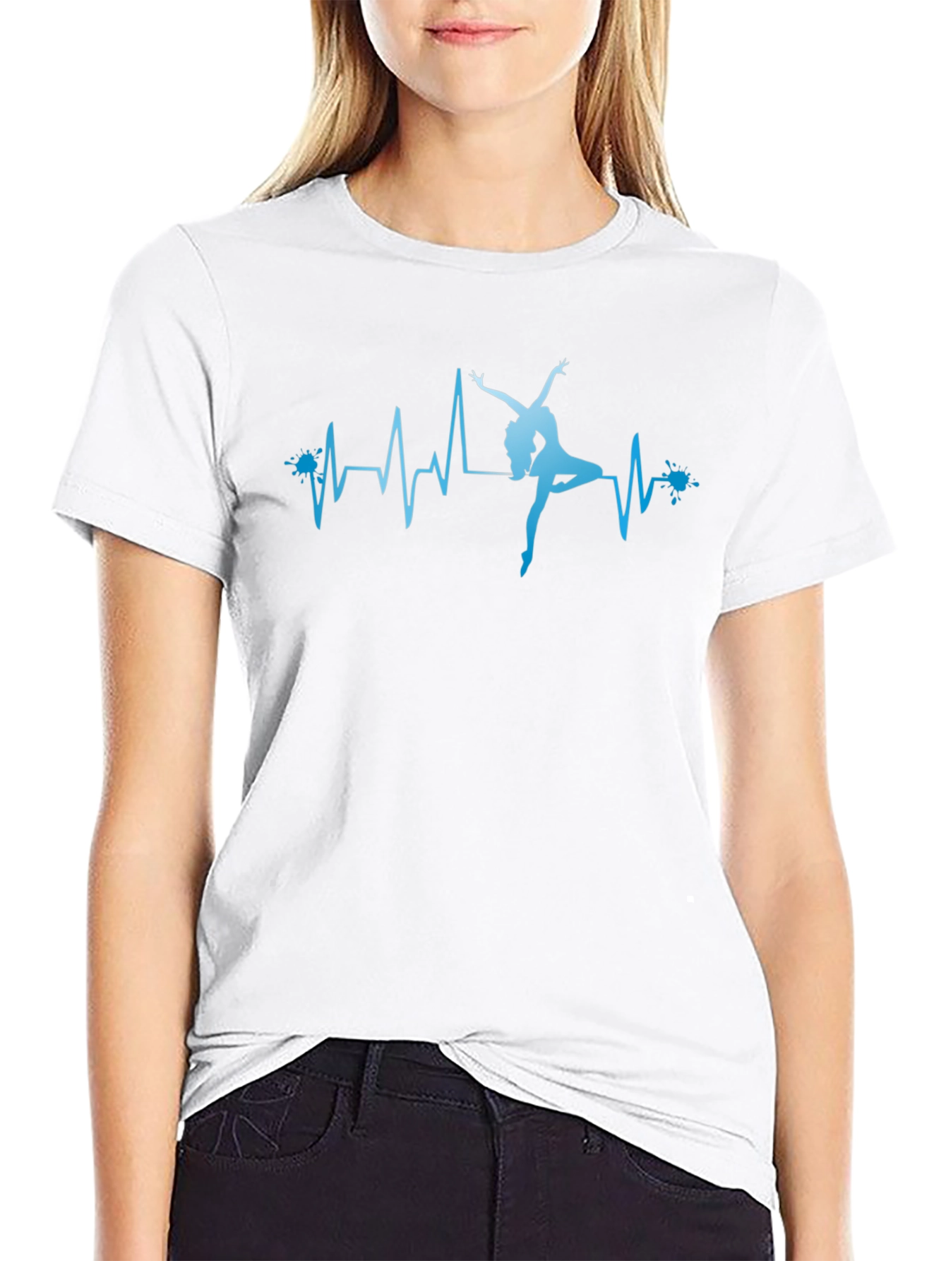 Dancing Heartbeat Graphic T-Shirt