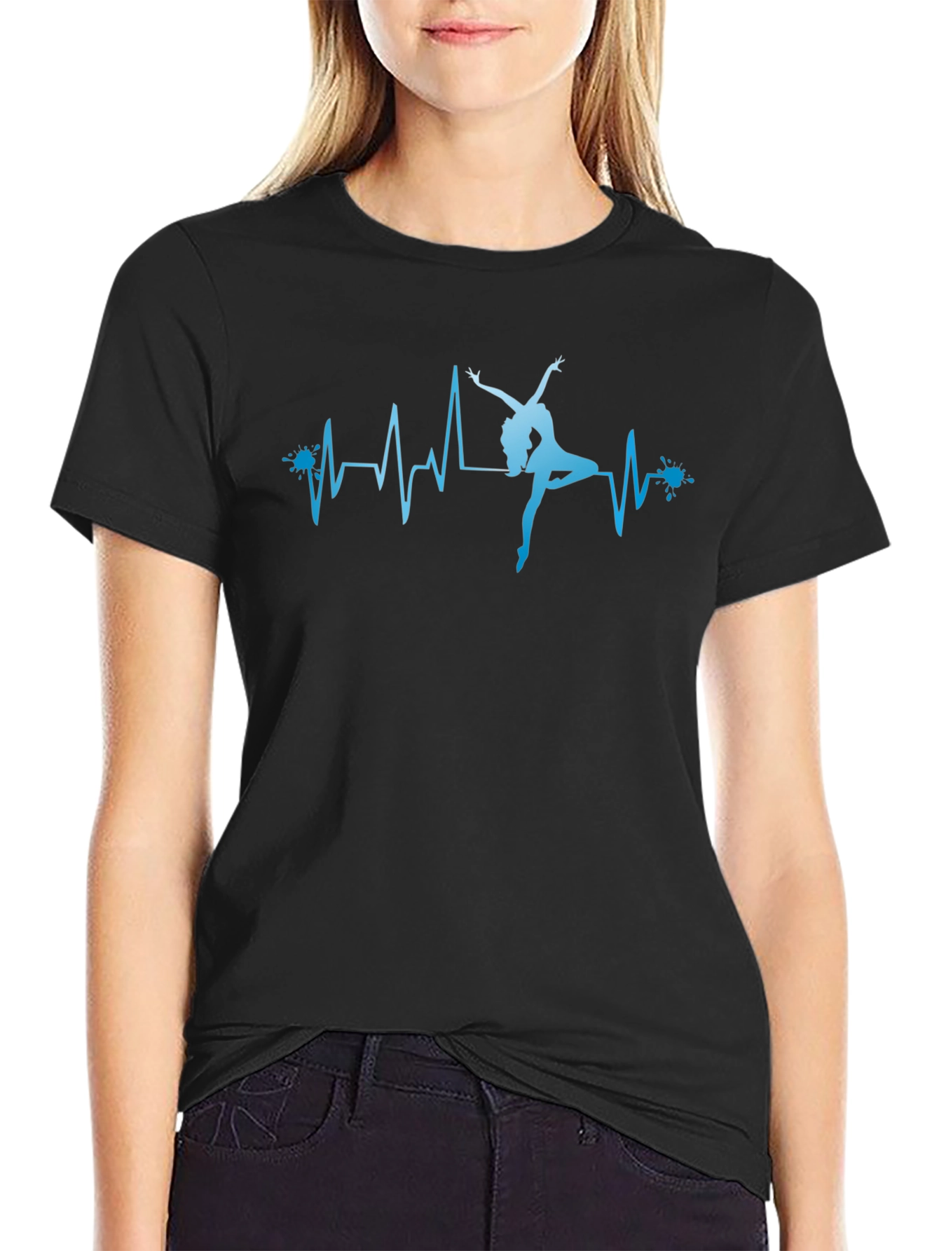 Dancing Heartbeat Graphic T-Shirt