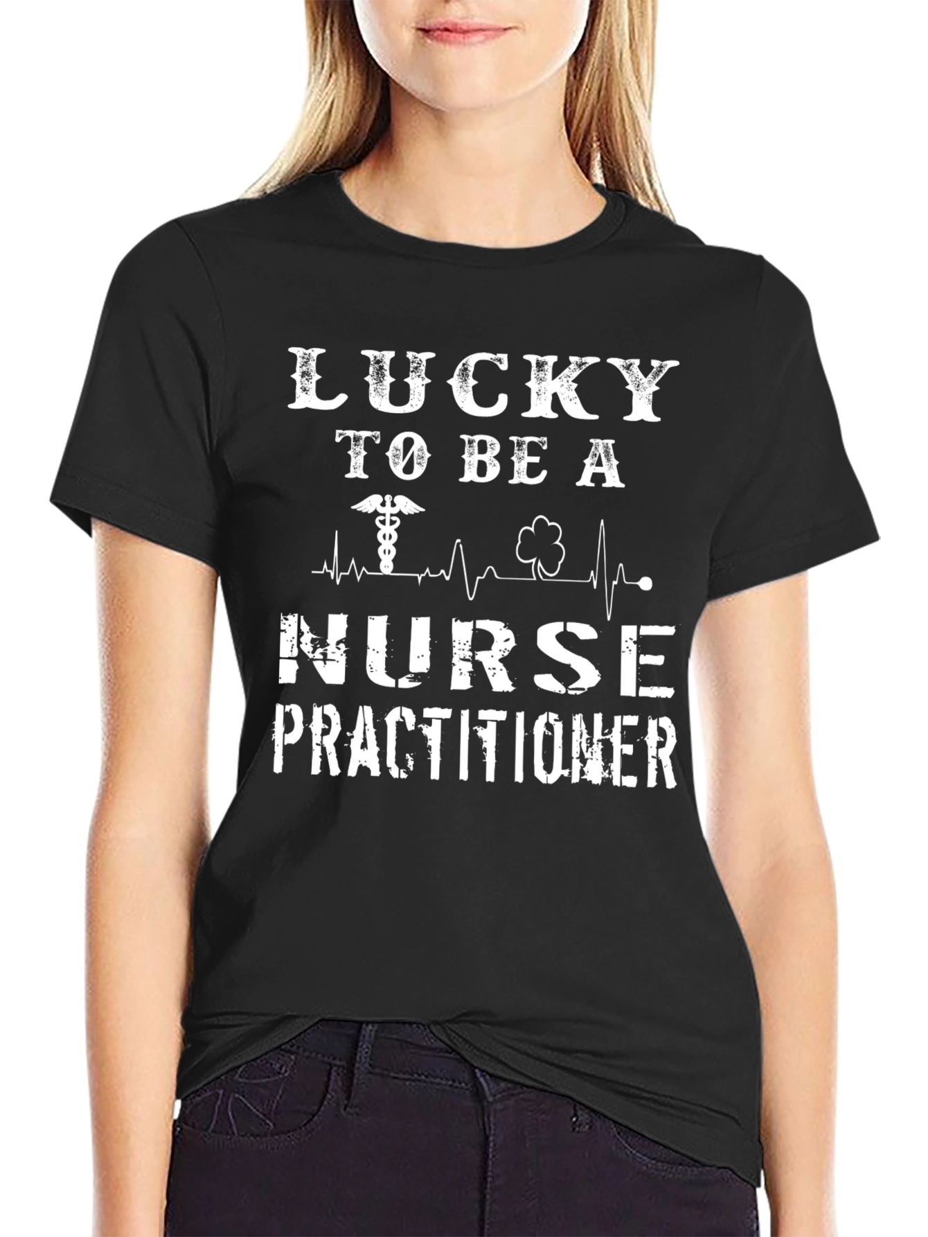Lucky Nurse Practitioner T-Shirt St Patricks Day Tee