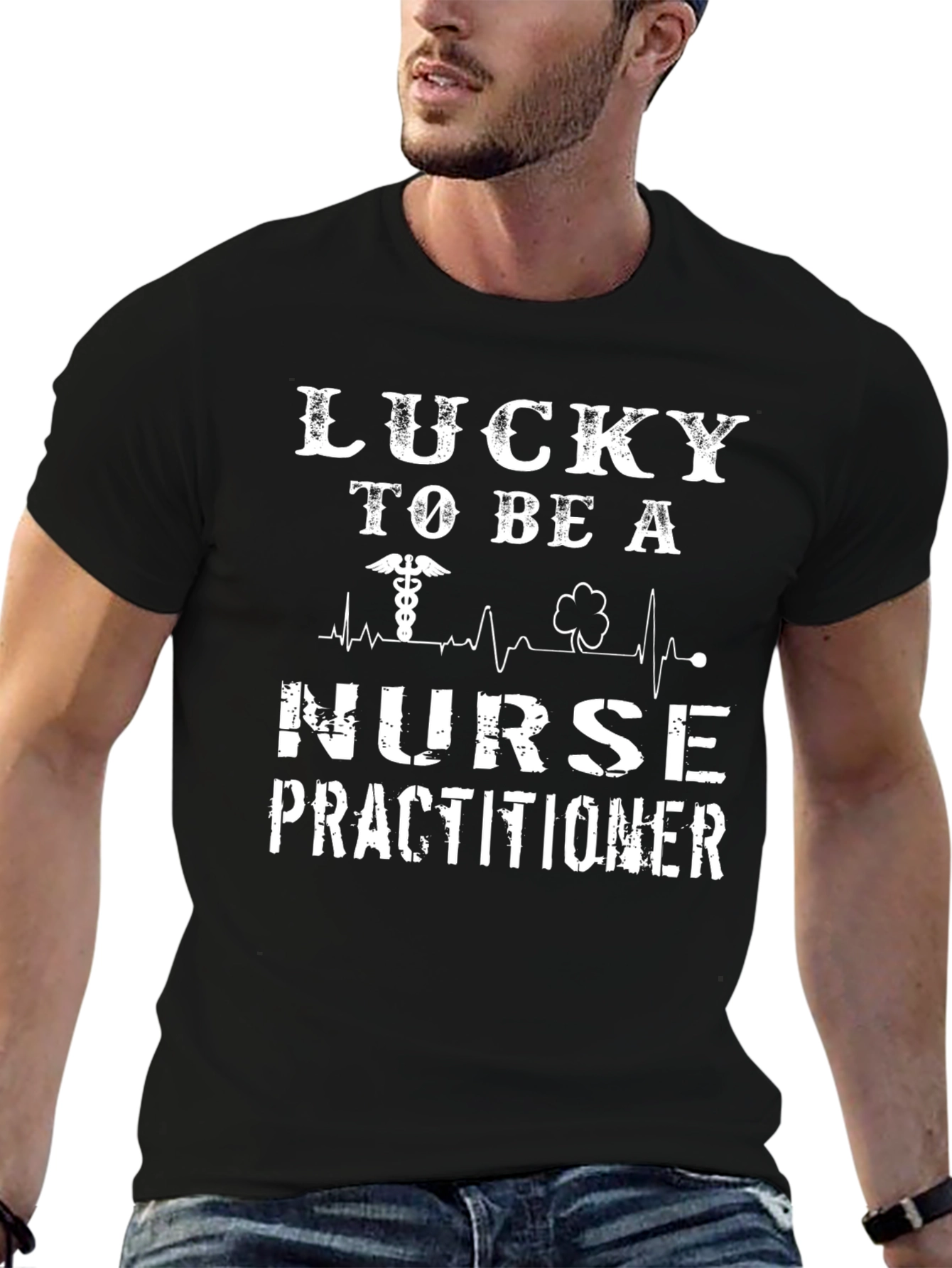 Lucky Nurse Practitioner T-Shirt St Patricks Day Tee