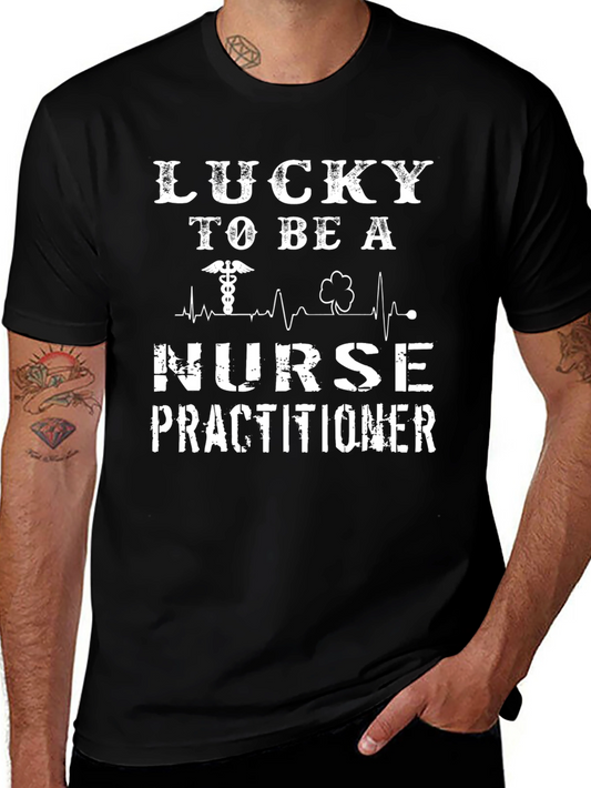 Lucky Nurse Practitioner T-Shirt St Patricks Day Tee