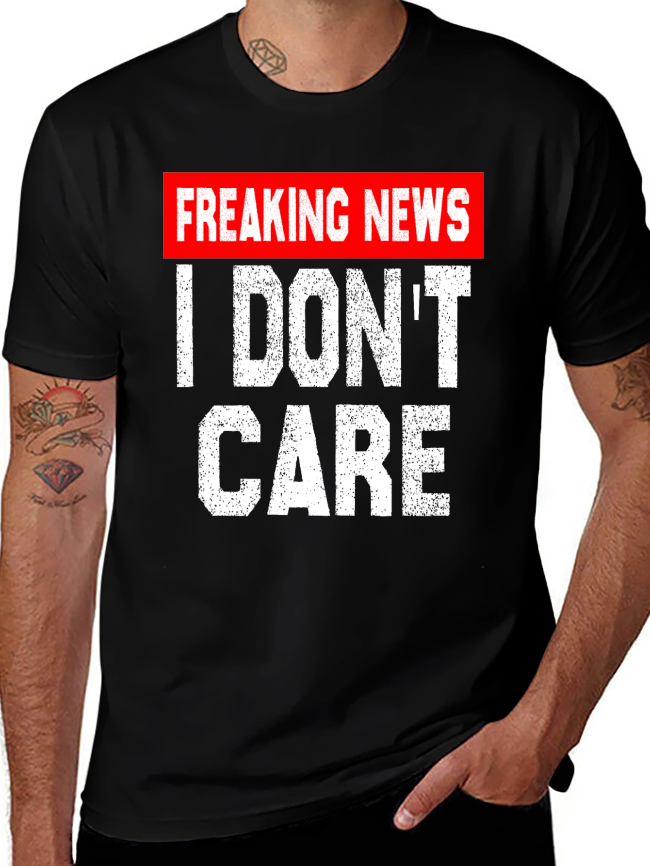 Freaking News I Dont Care T-Shirt