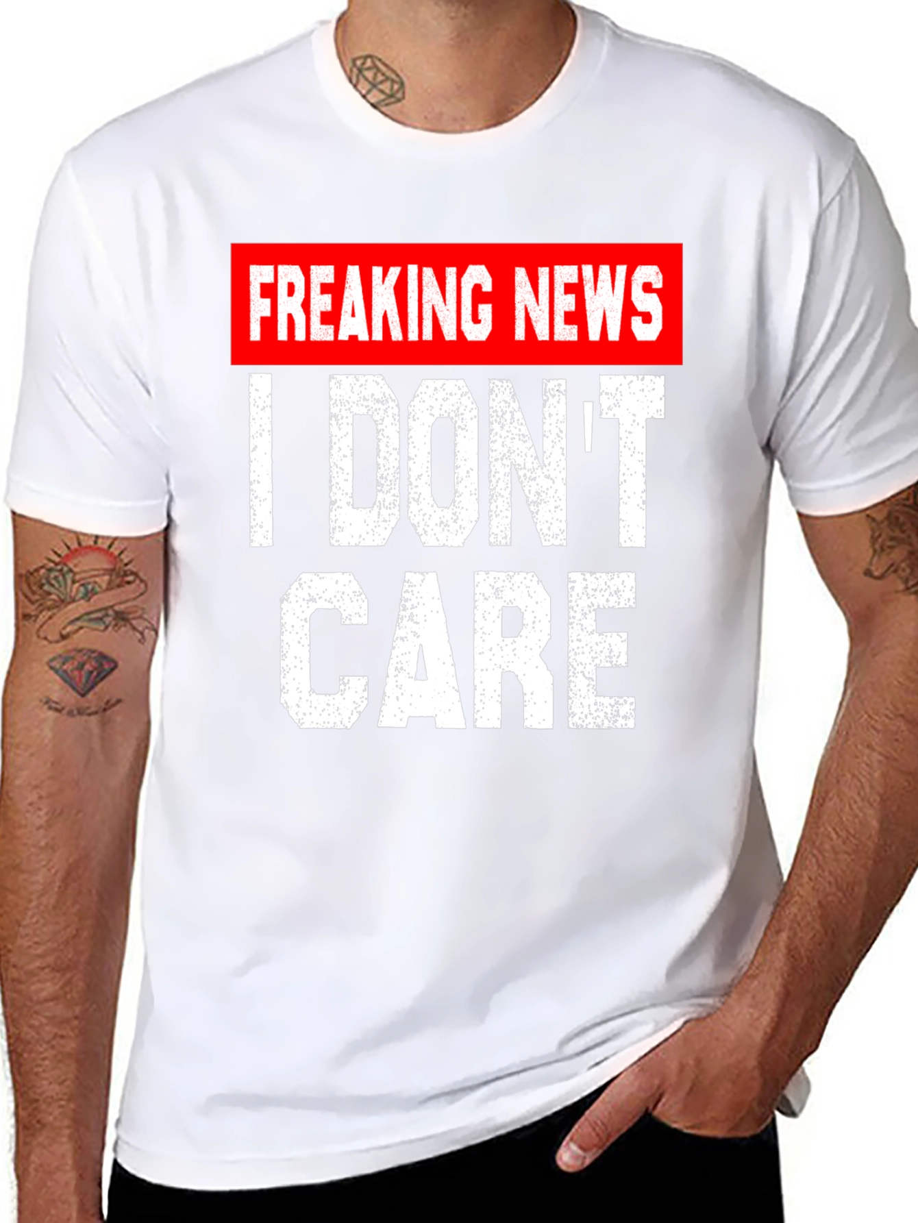 Freaking News I Dont Care T-Shirt