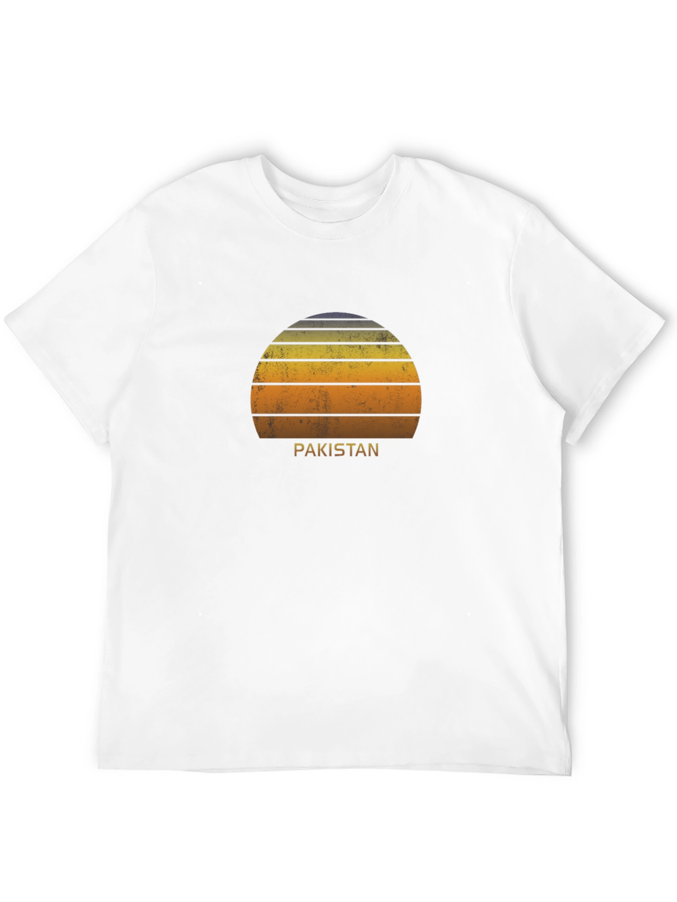 Pakistan Sunset Graphic Tee - Retro Style