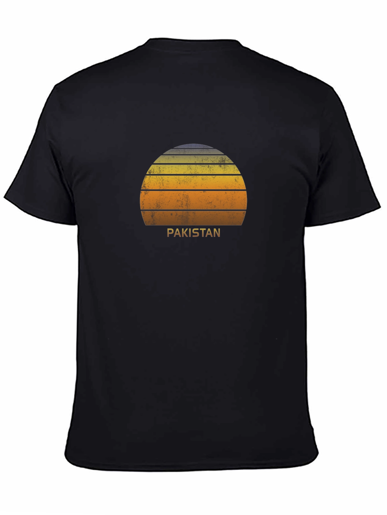 Pakistan Sunset Graphic Tee - Retro Style