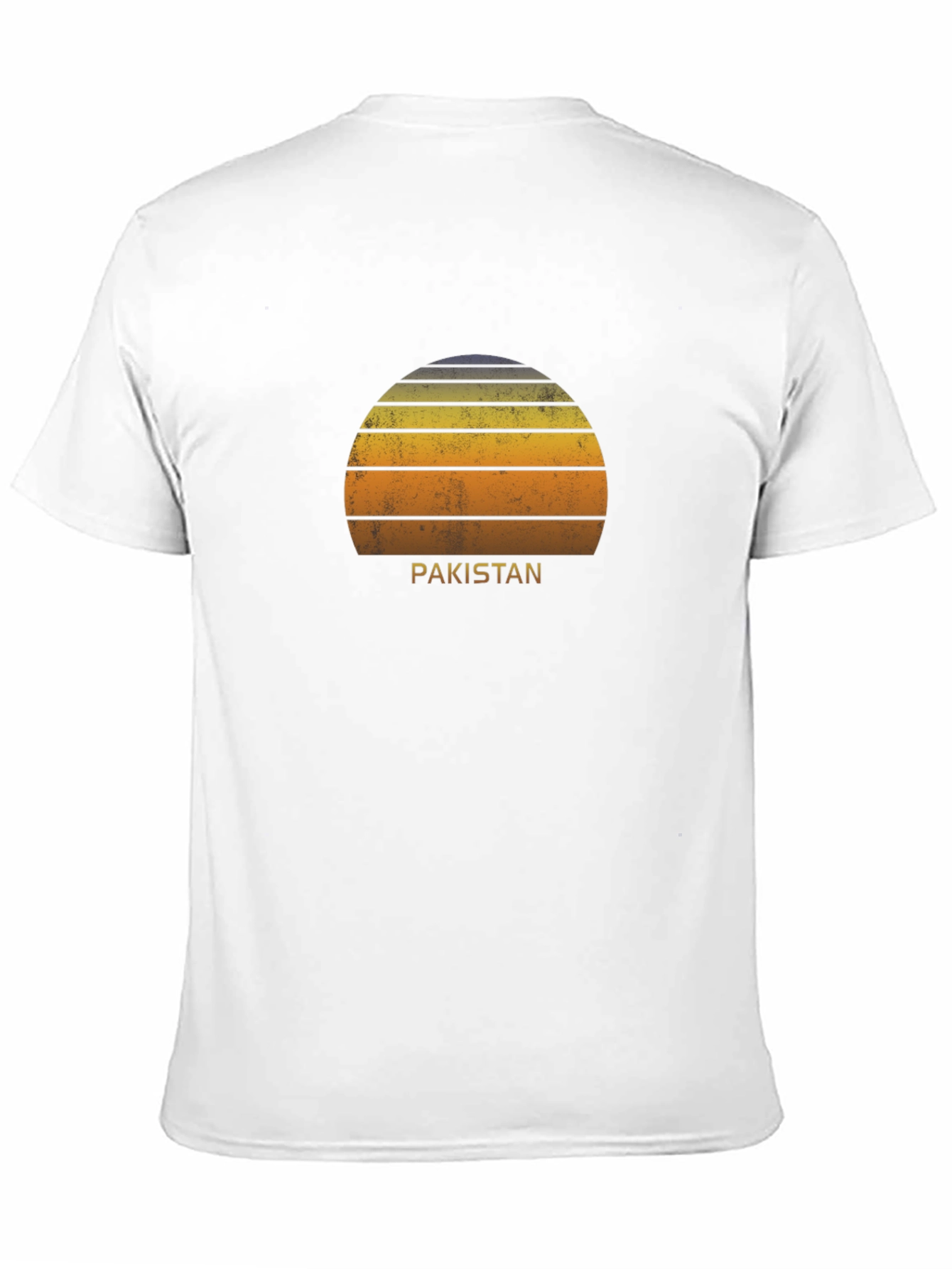Pakistan Sunset Graphic Tee - Retro Style