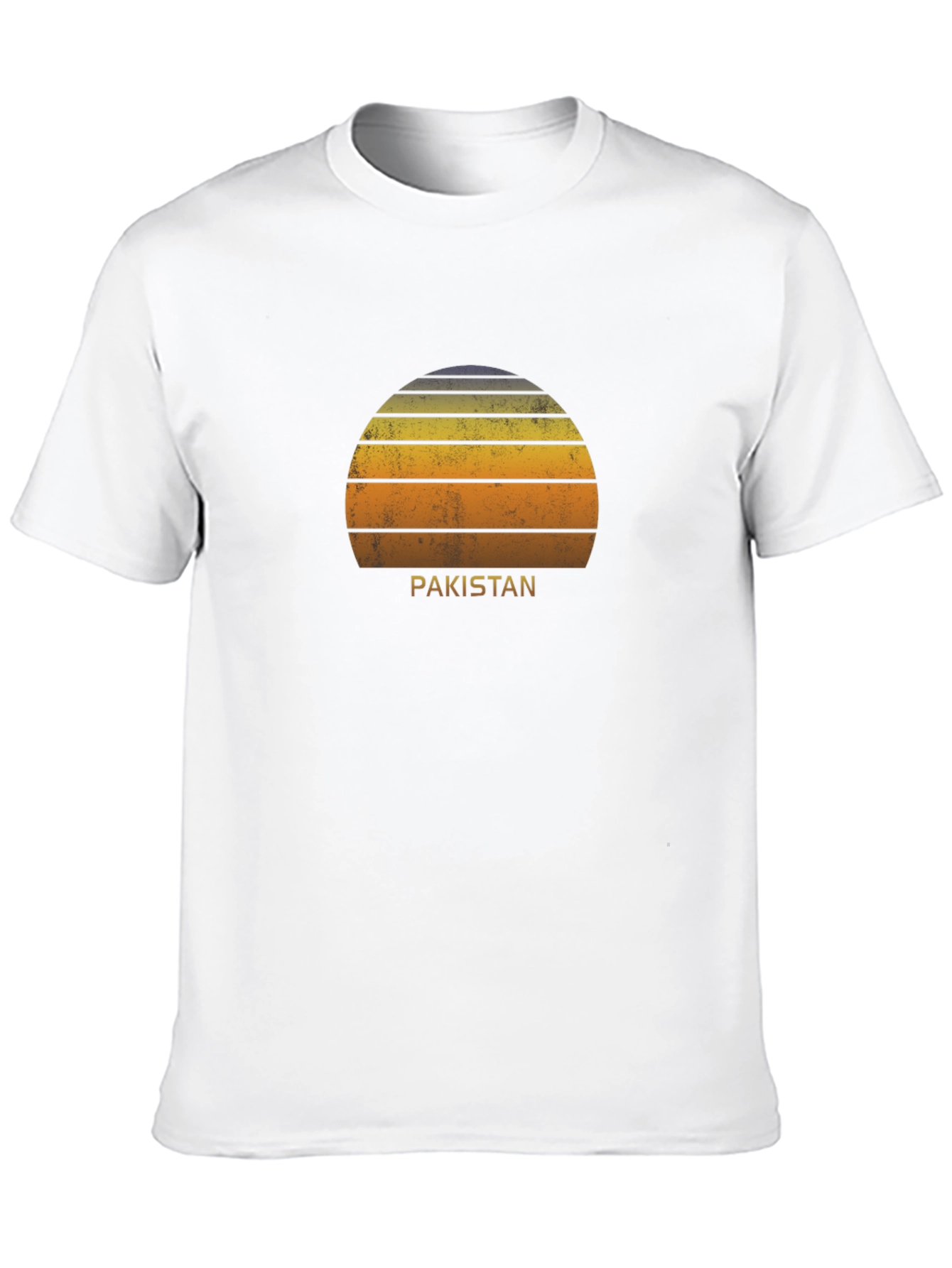 Pakistan Sunset Graphic Tee - Retro Style