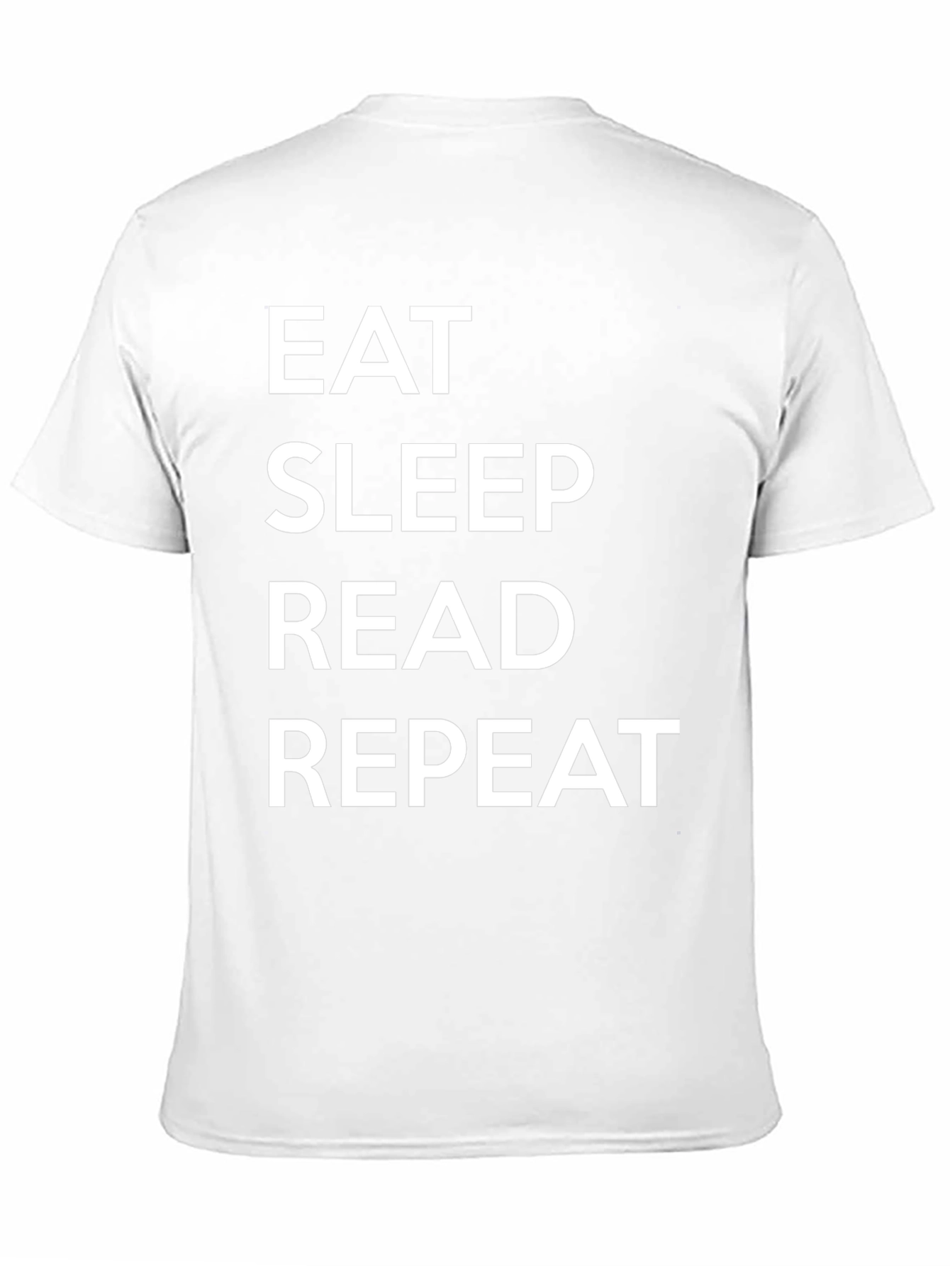Eat Sleep Read Repeat Black T-Shirt