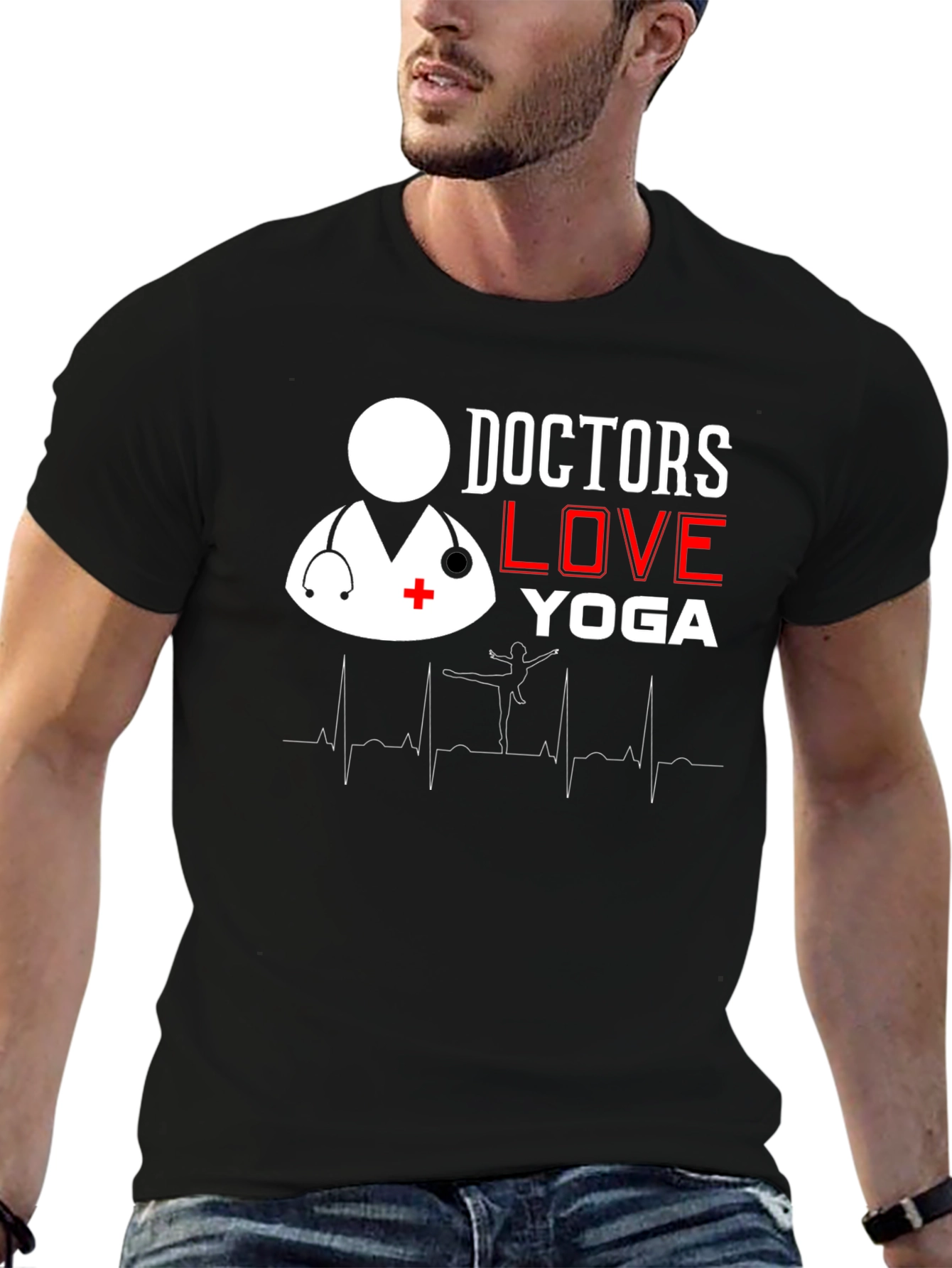 Doctors Love Yoga Graphic T-Shirt