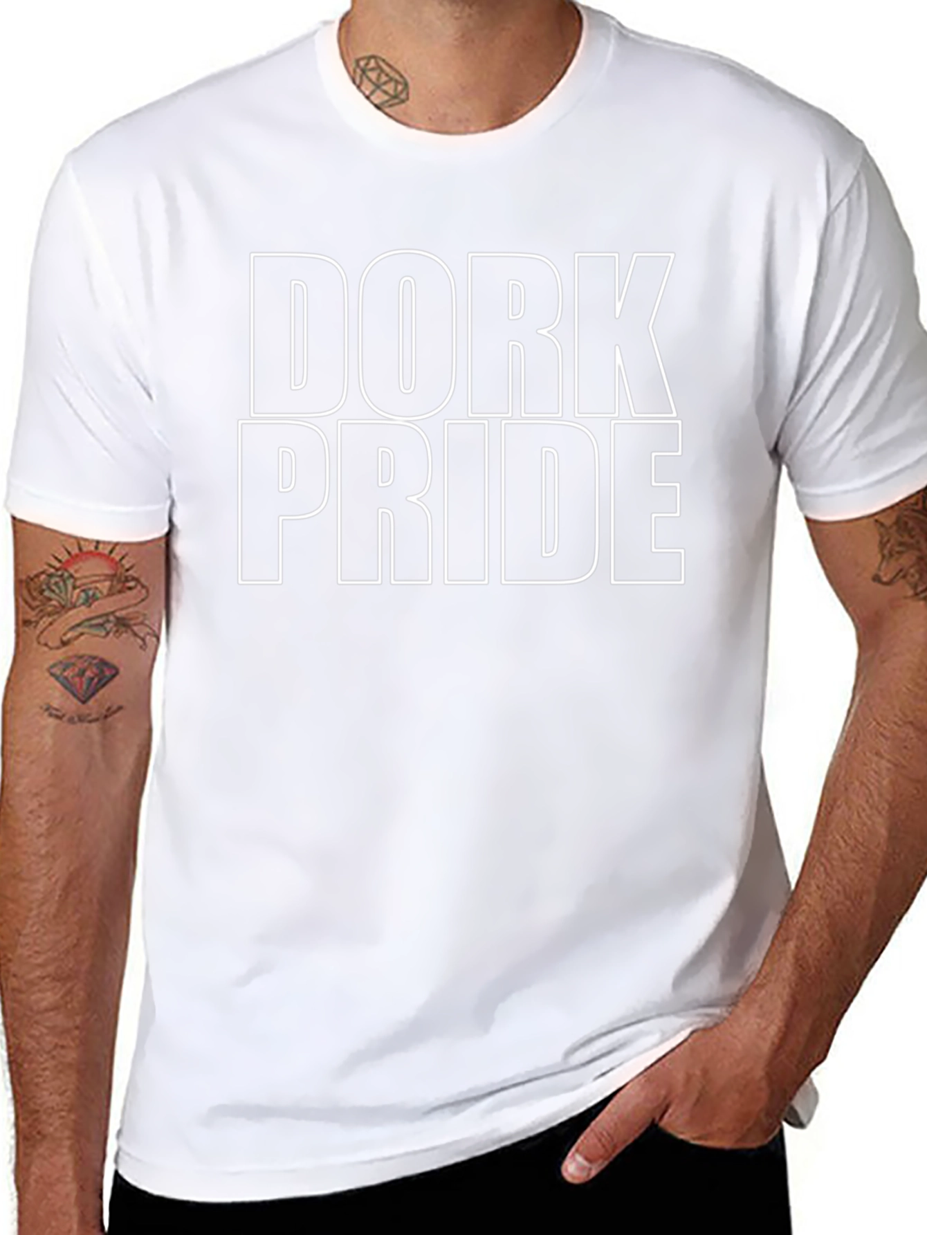 Dork Pride Graphic Tee - Bold Statement Shirt