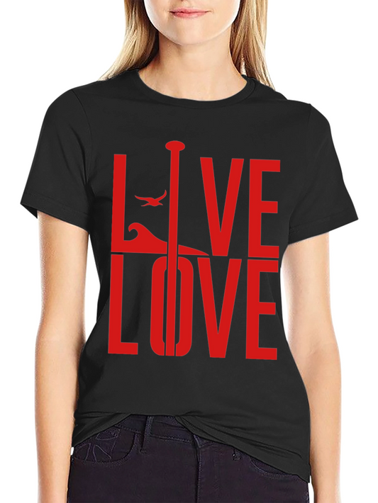 Live Love Paddle Graphic T-Shirt