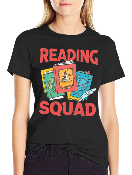 Reading Squad T-Shirt Book Lover Tee
