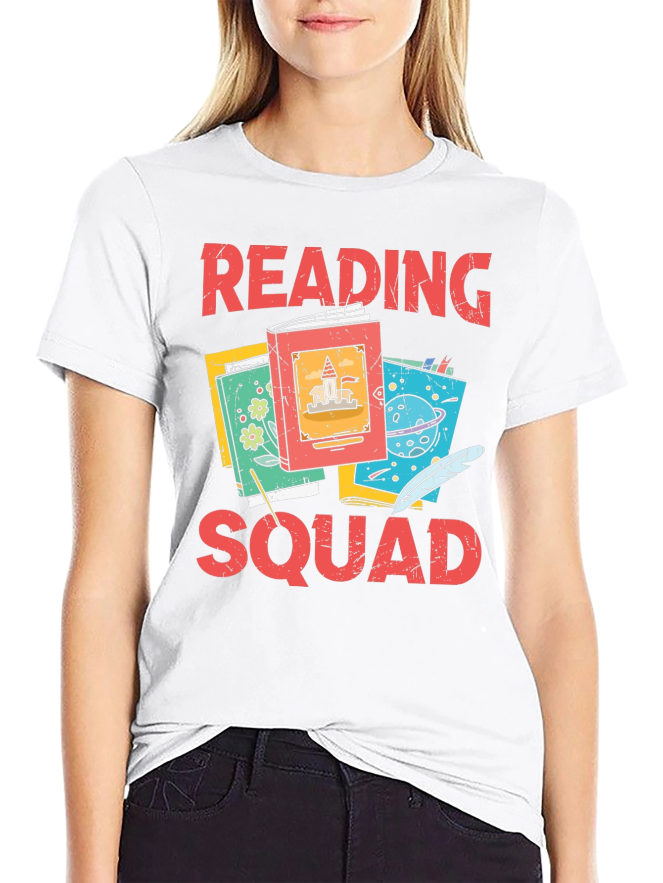 Reading Squad T-Shirt Book Lover Tee