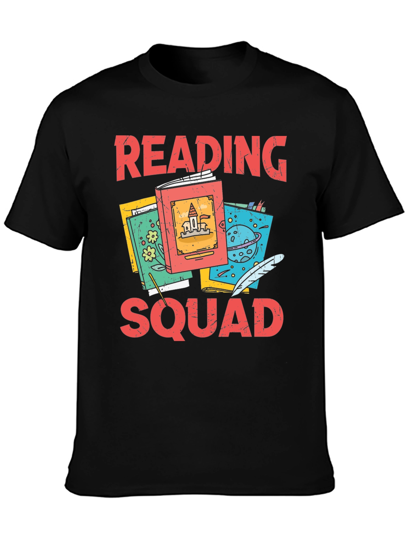Reading Squad T-Shirt Book Lover Tee