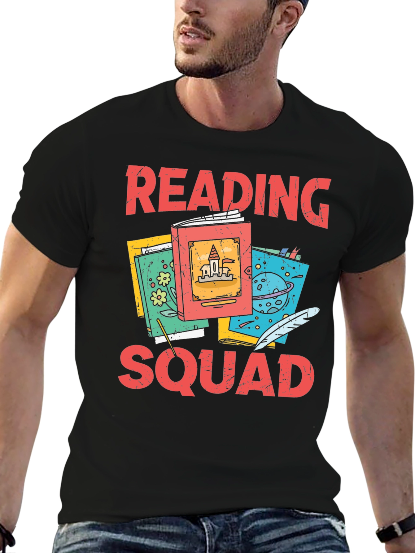 Reading Squad T-Shirt Book Lover Tee