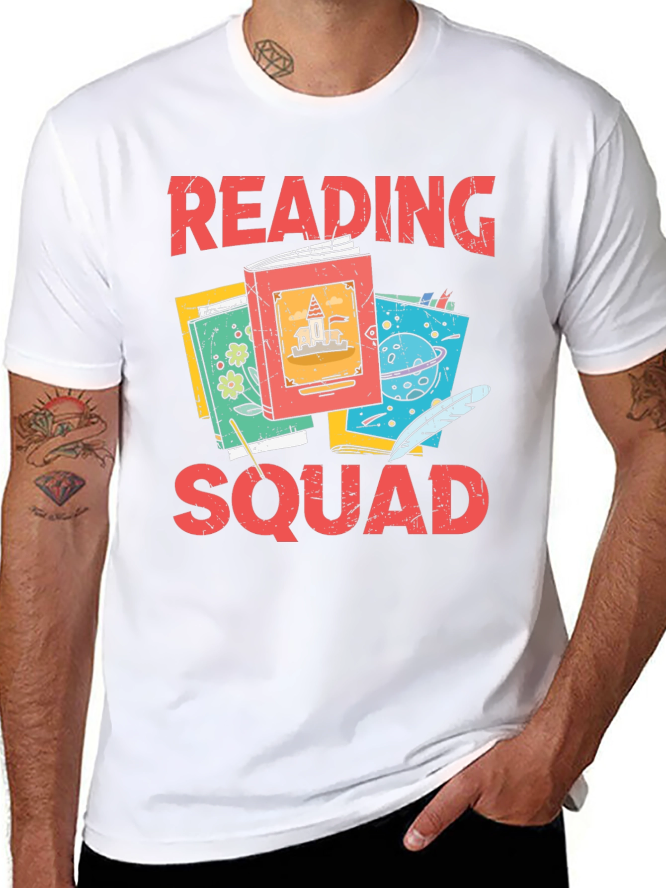 Reading Squad T-Shirt Book Lover Tee