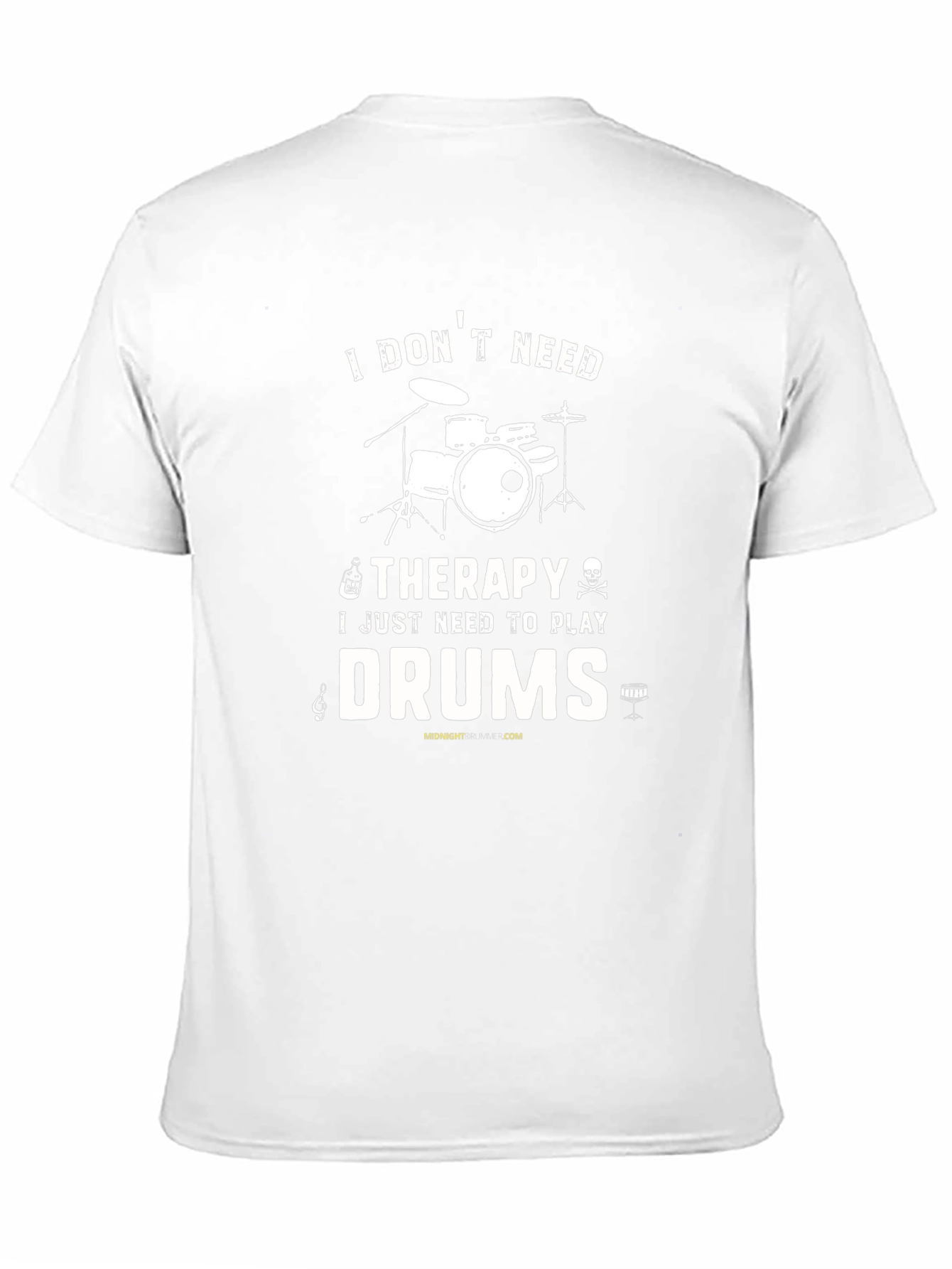 Drummer Therapy T-Shirt - Music Lovers Gift