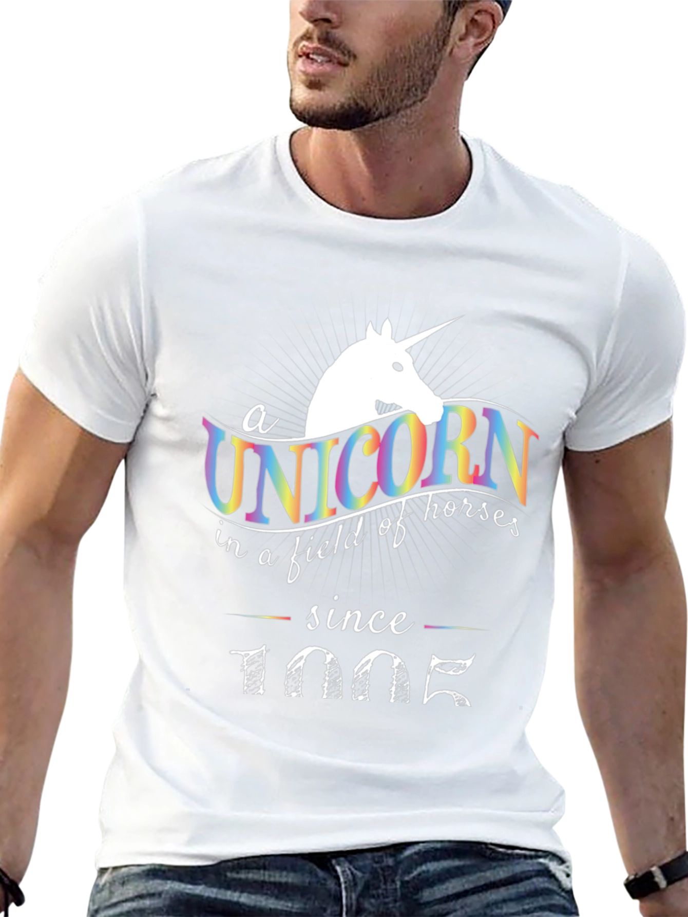 Unicorn Since 1005 Black T-Shirt
