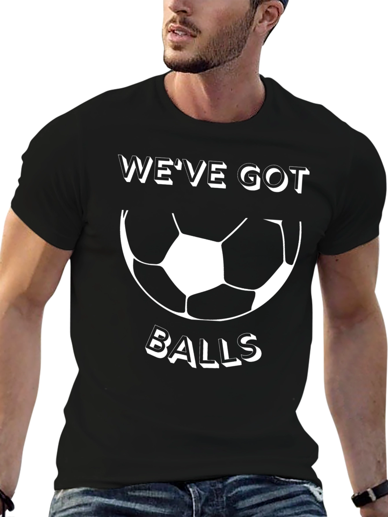 Funny Soccer T-Shirt: Weve Got Balls Graphic Tee
