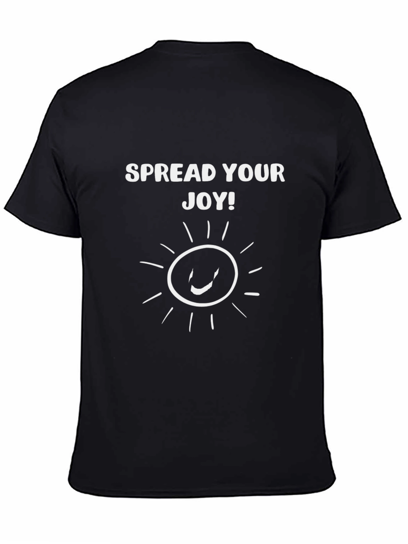 Spread Your Joy Black Graphic Tee