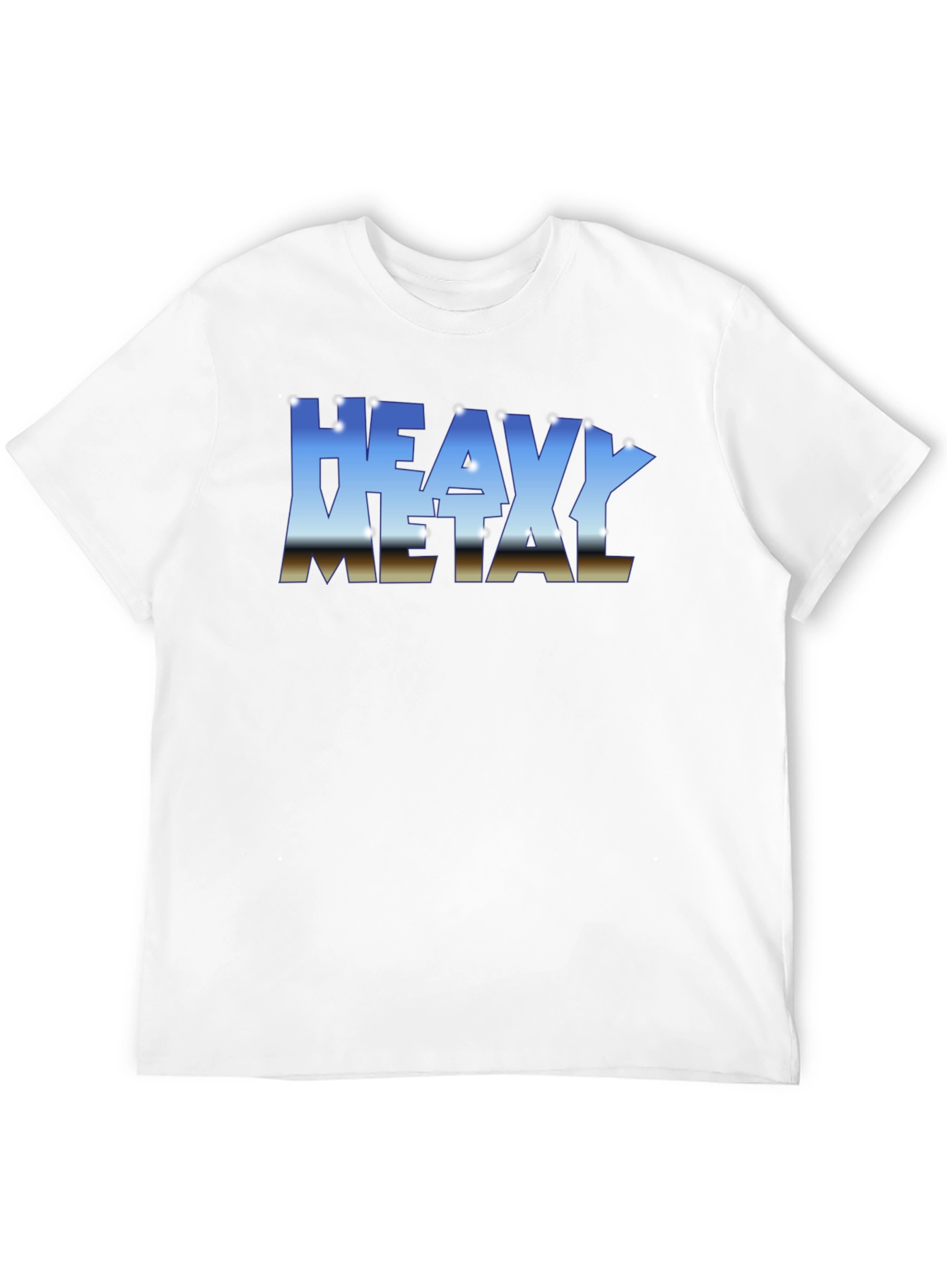 Heavy Metal Retro Style Black T-Shirt
