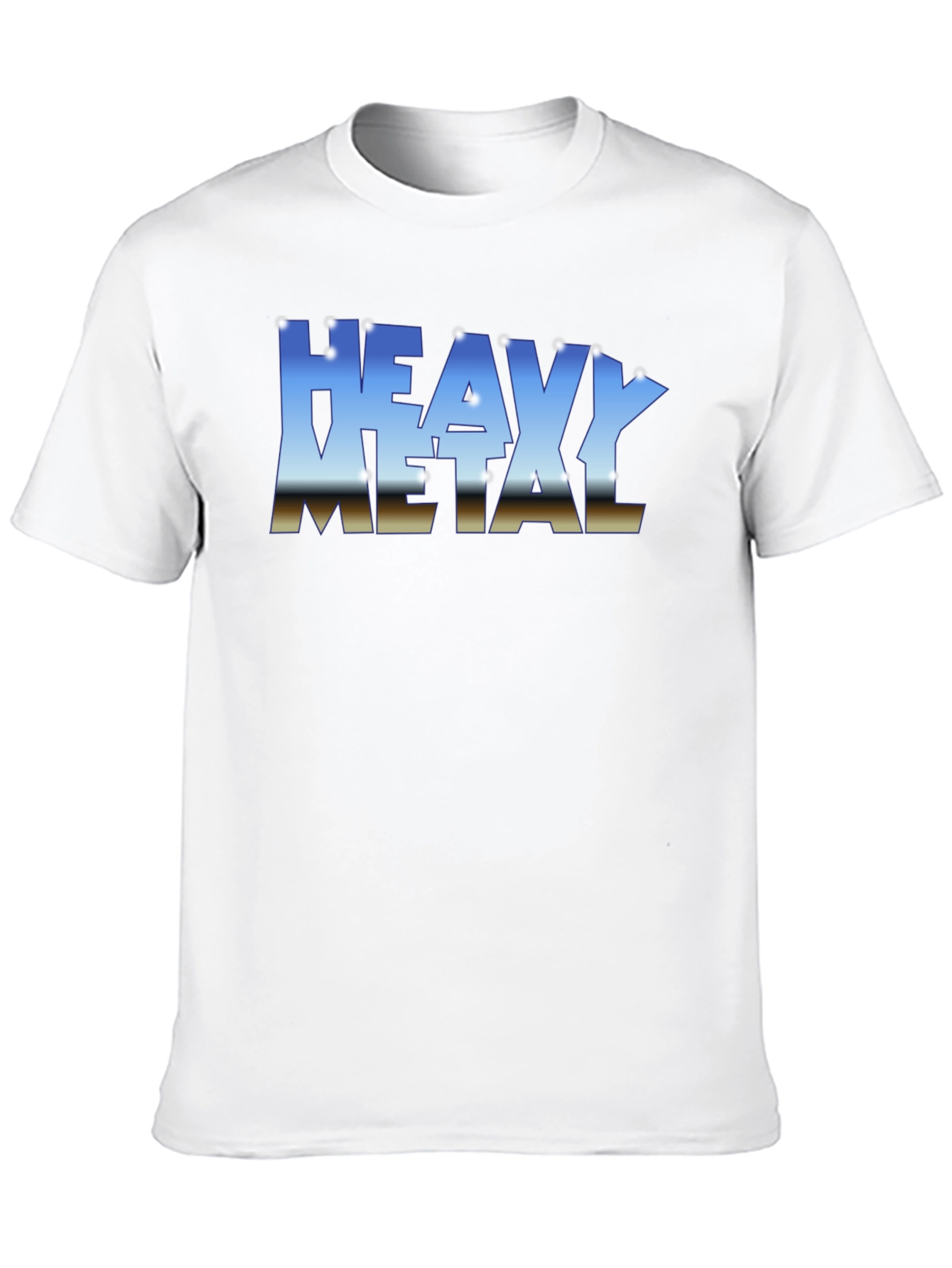 Heavy Metal Retro Style Black T-Shirt