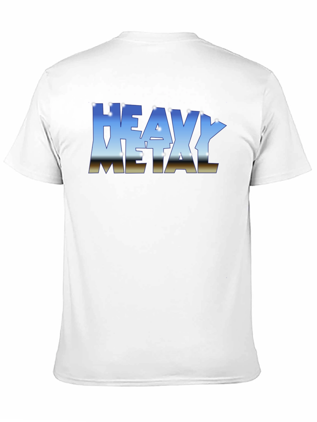 Heavy Metal Retro Style Black T-Shirt