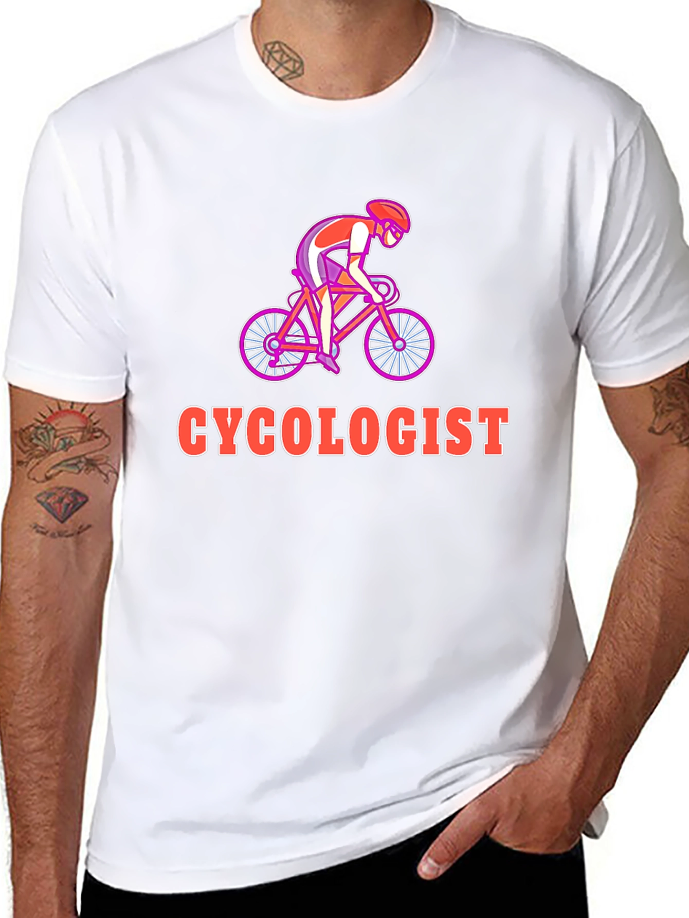 Cyclologist Graphic Tee - Cycling Enthusiast Shirt