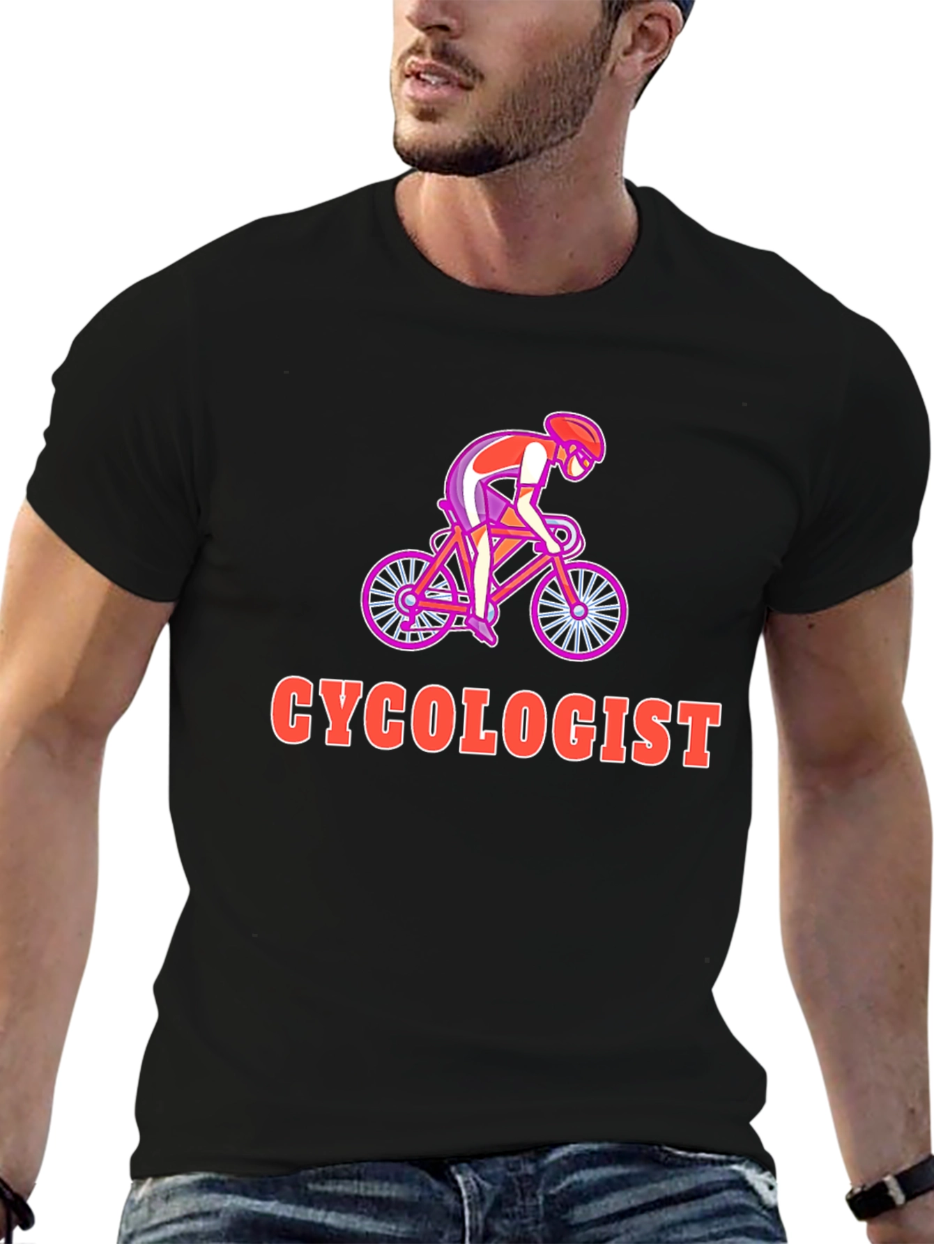 Cyclologist Graphic Tee - Cycling Enthusiast Shirt