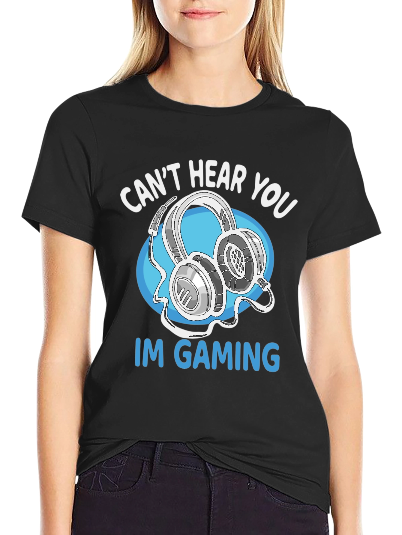 Gamer T-Shirt - Cant Hear You Im Gaming