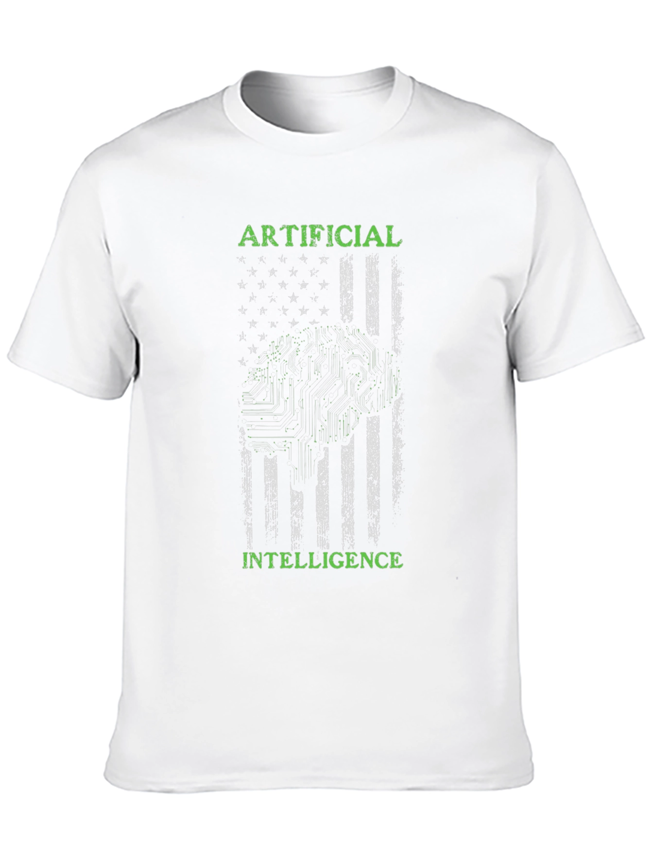 Artificial Intelligence US Flag Graphic Tee
