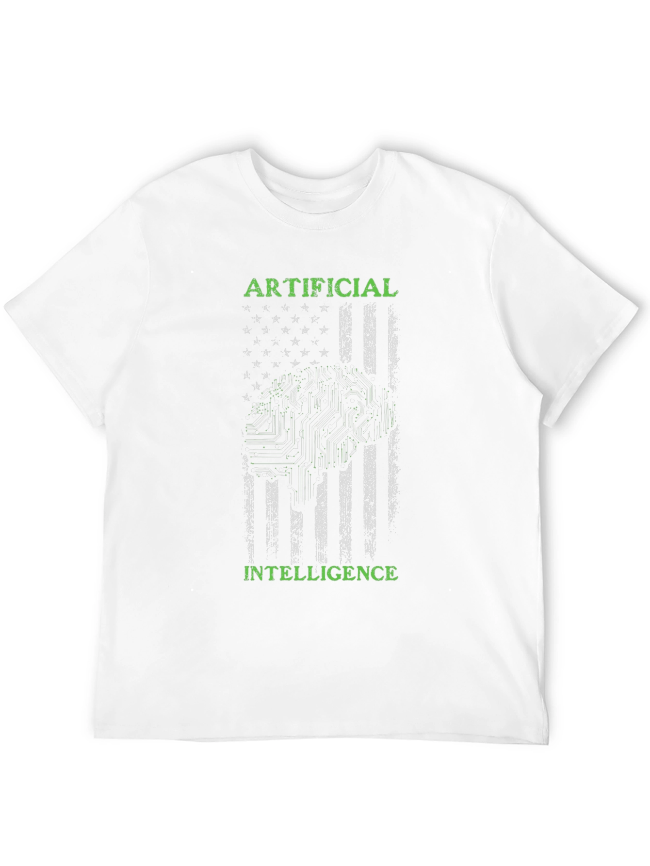 Artificial Intelligence US Flag Graphic Tee
