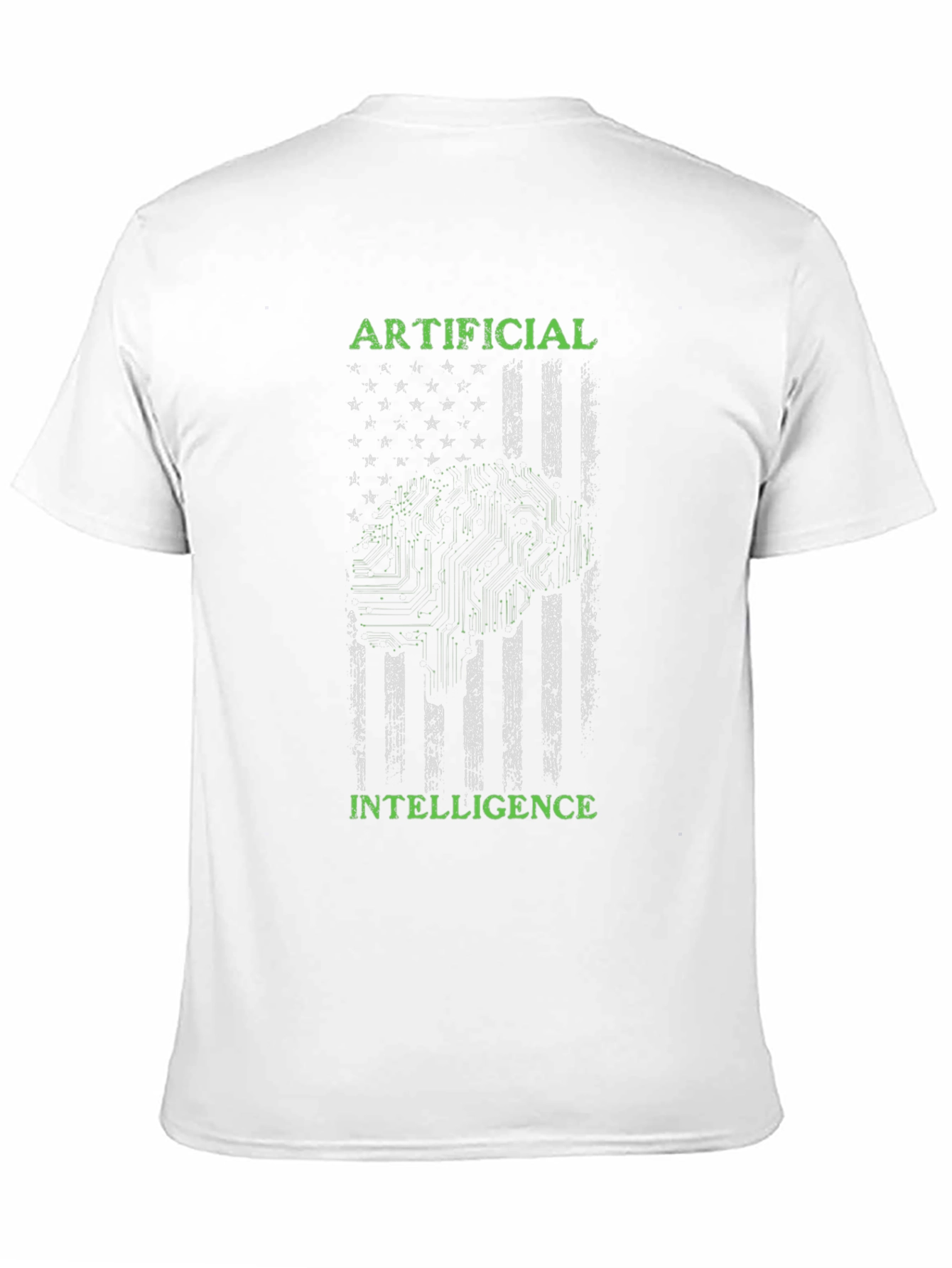 Artificial Intelligence US Flag Graphic Tee